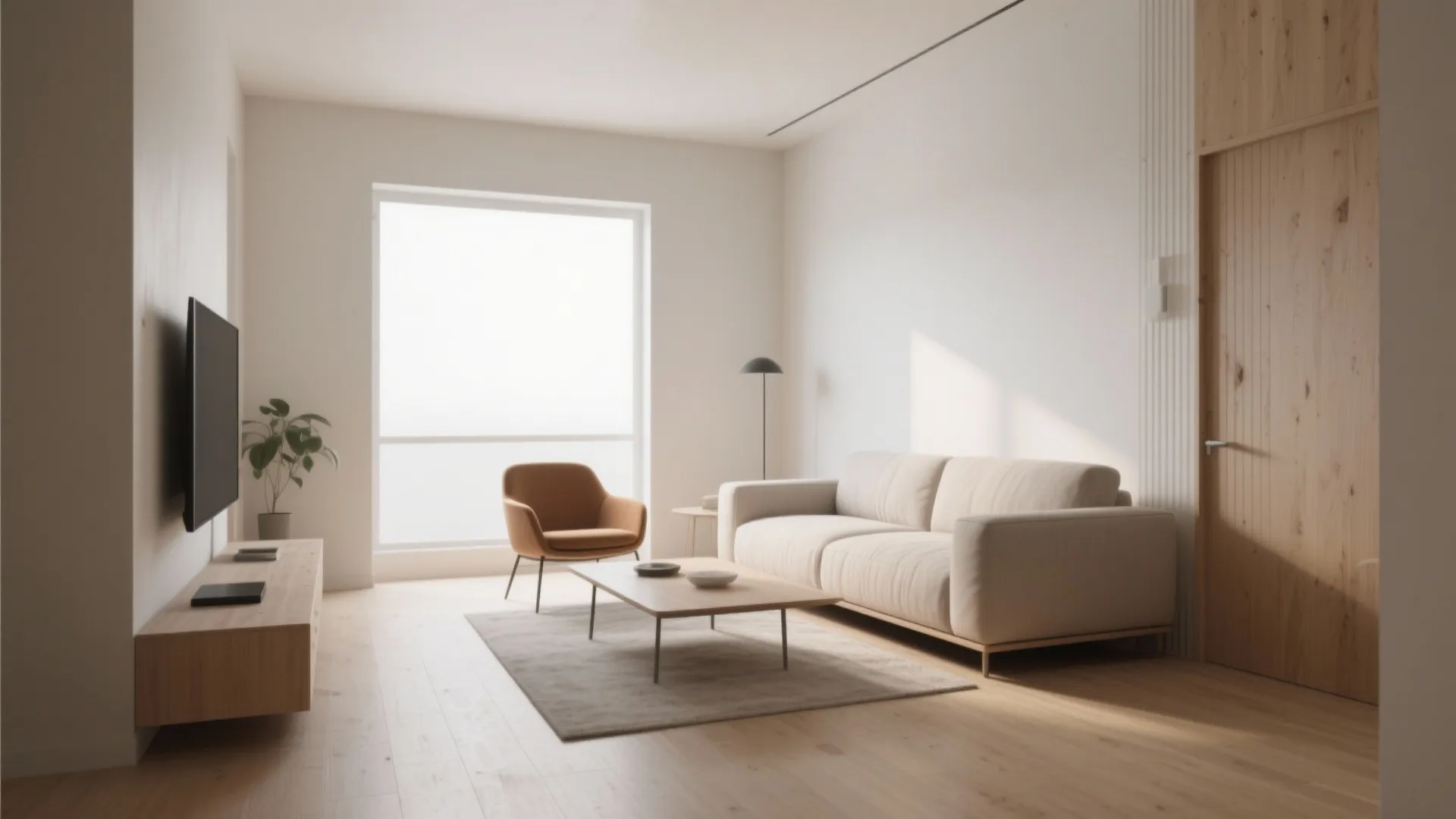 2. Minimalist Furniture Arrangement