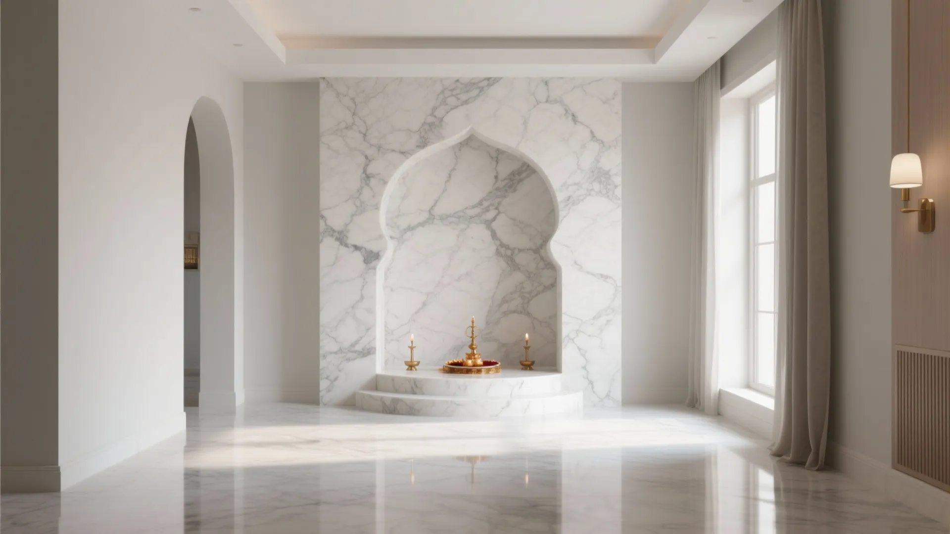 Minimalist Marble Arch