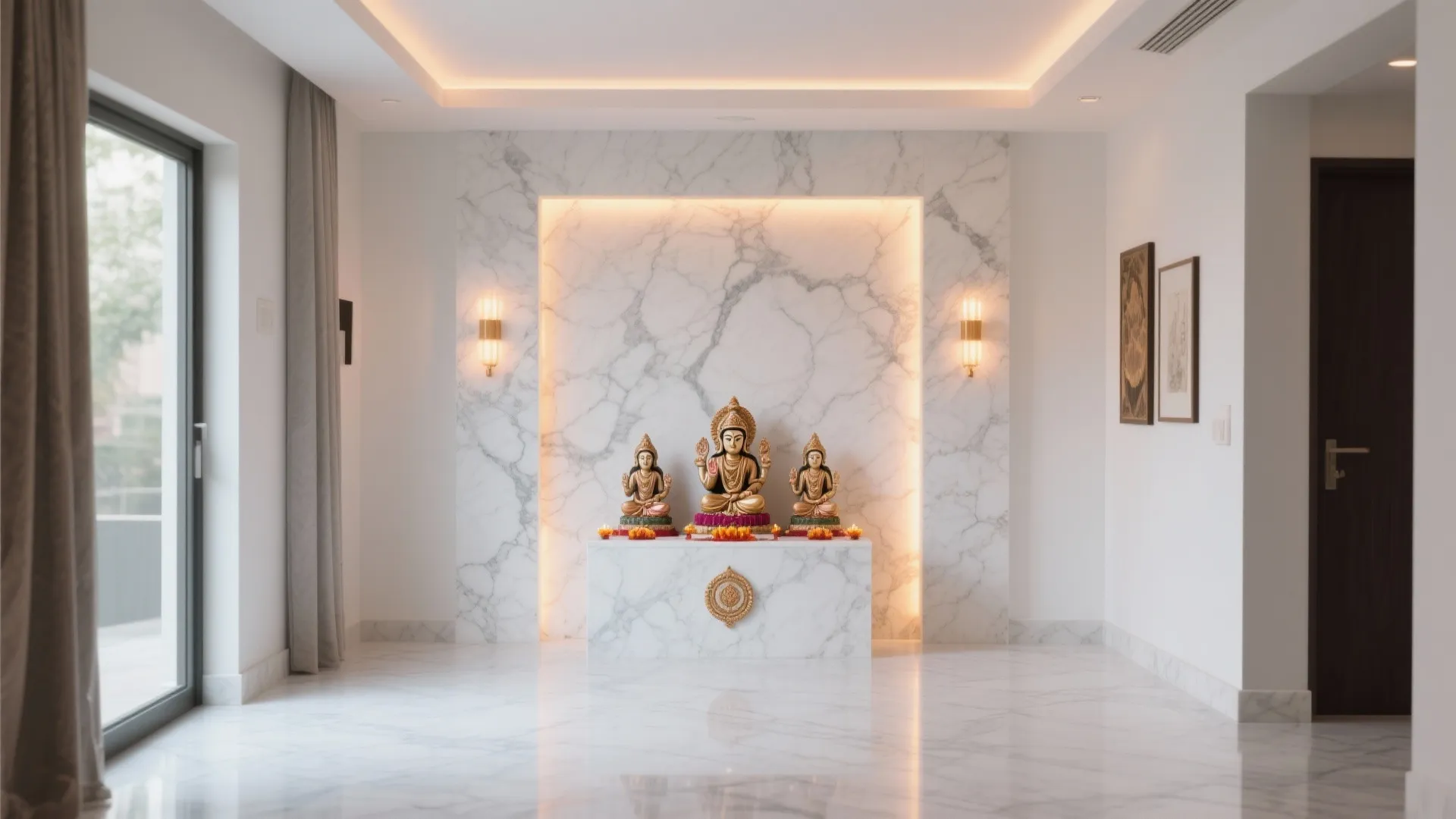 Minimalist Marble Retreat