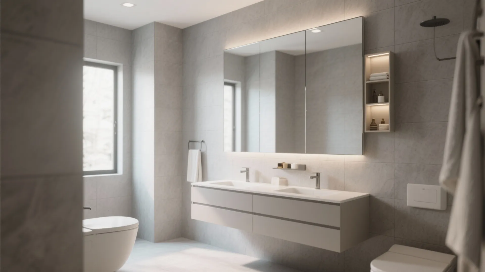 1. Minimalist Matte Finish Tiles