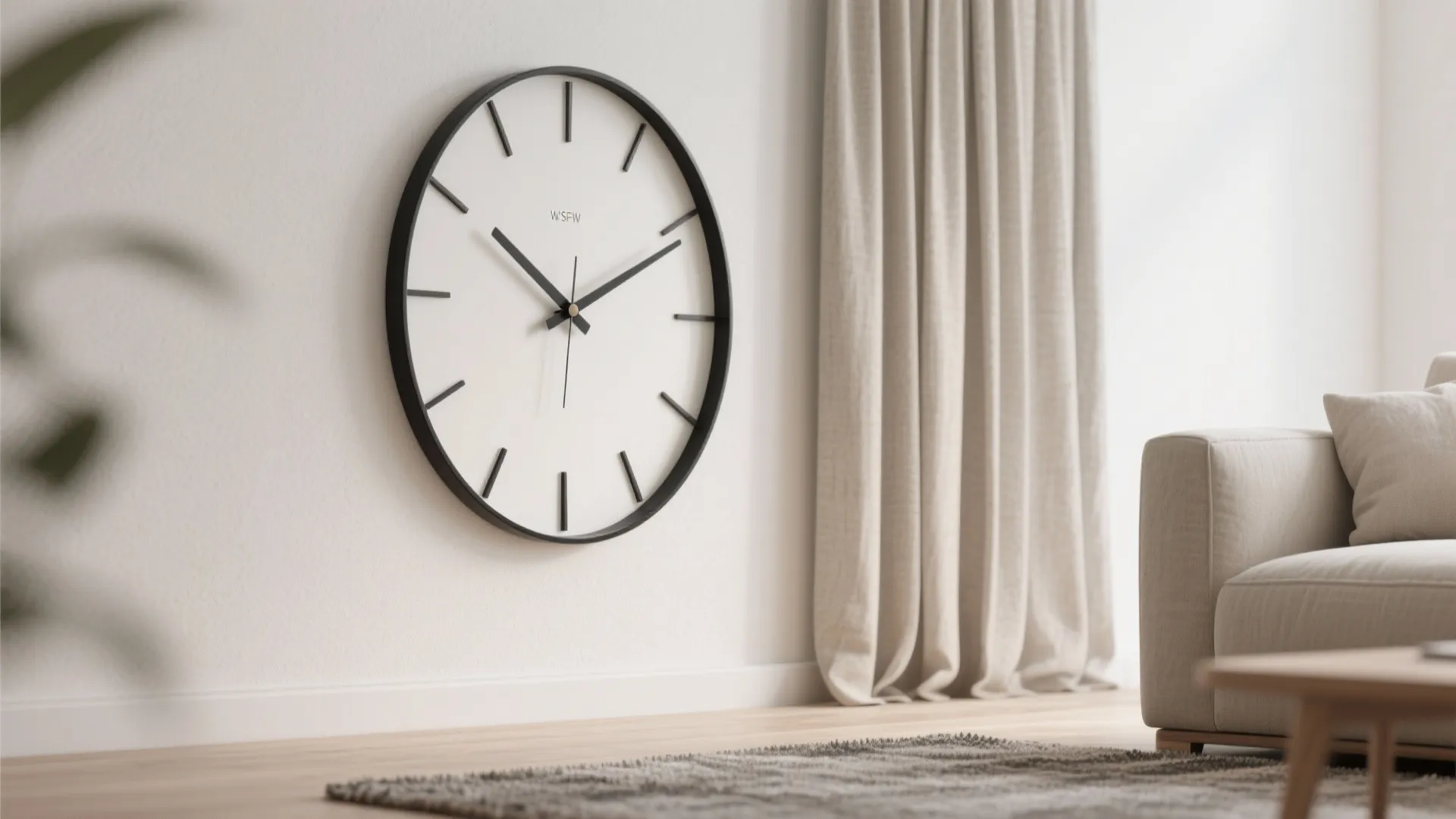 1. Minimalist Metal Frame Clocks