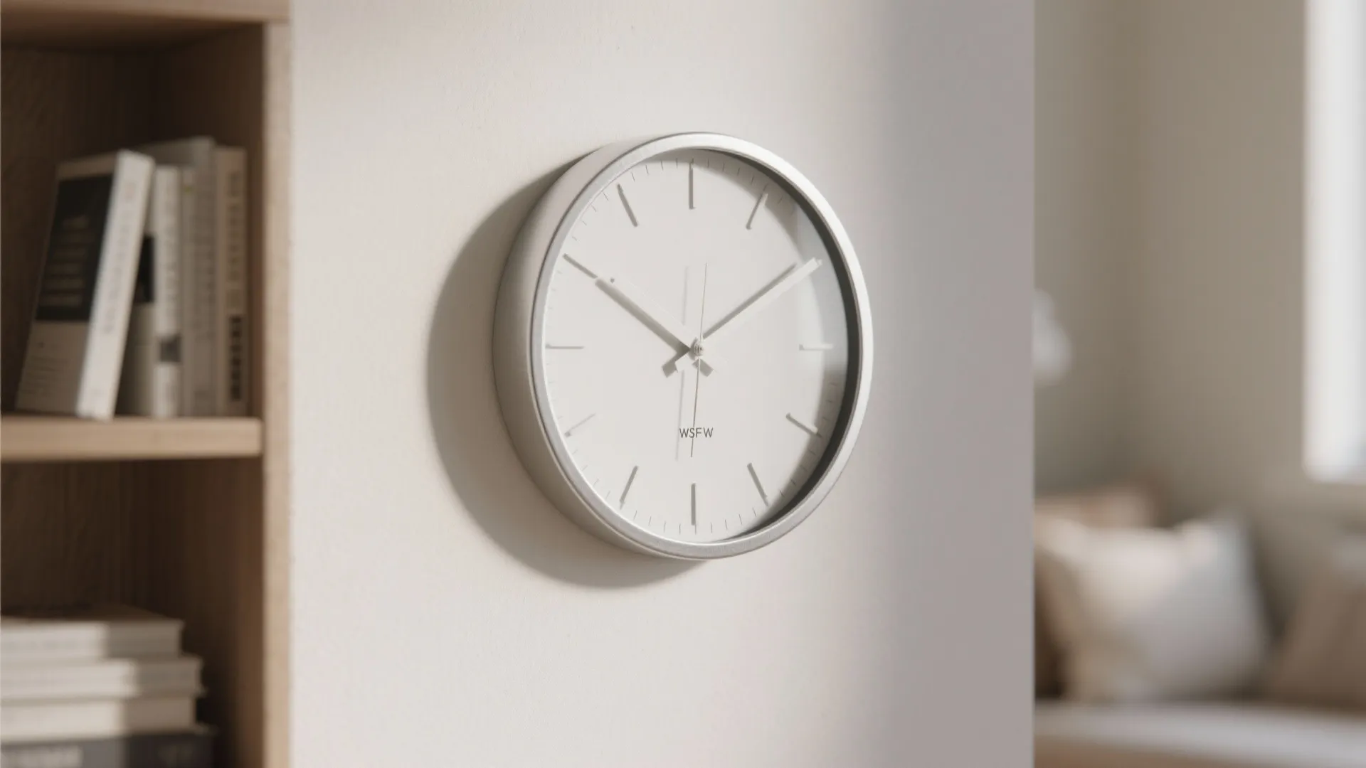Minimalist Metal Frame Clock