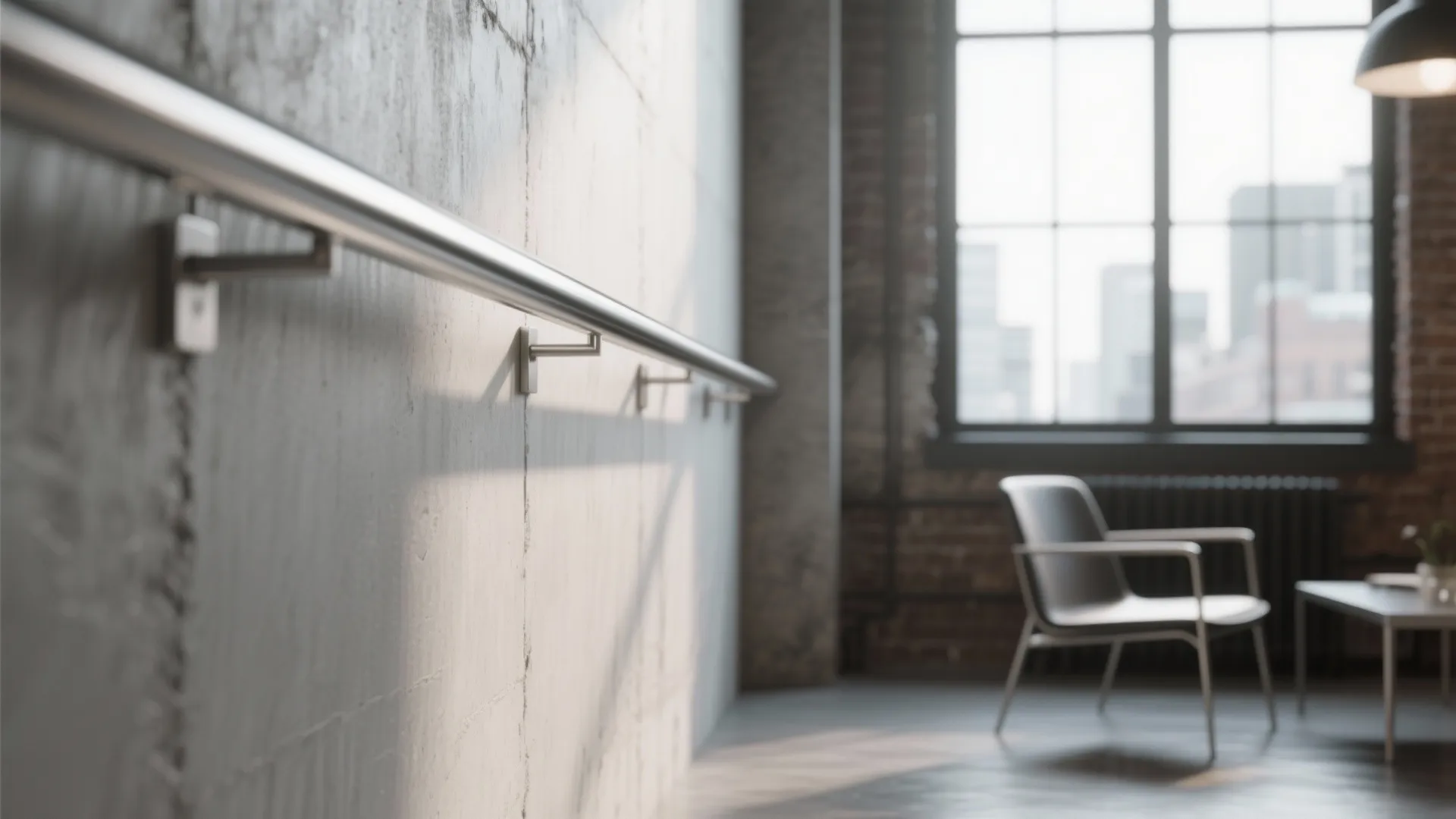 Minimalist Metal Railings