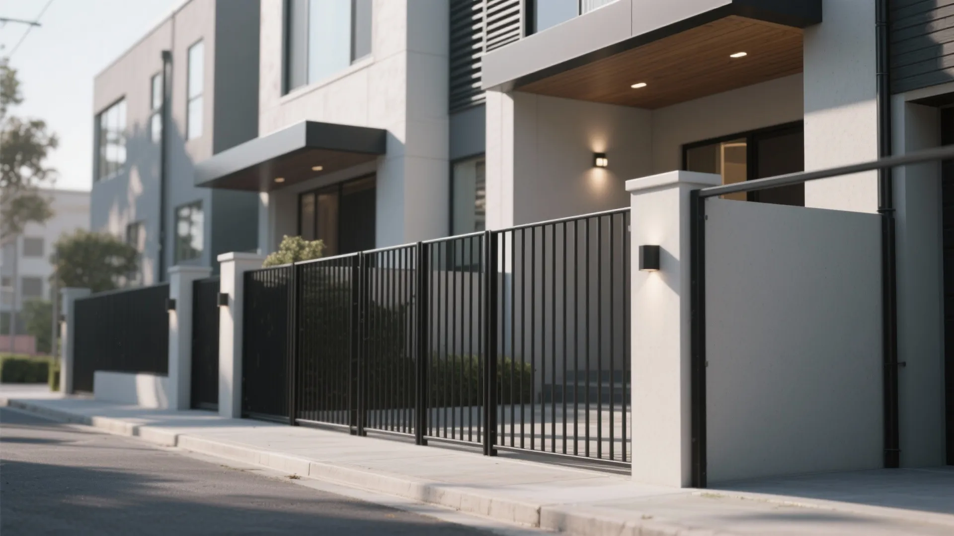 Minimalist Metal Railing