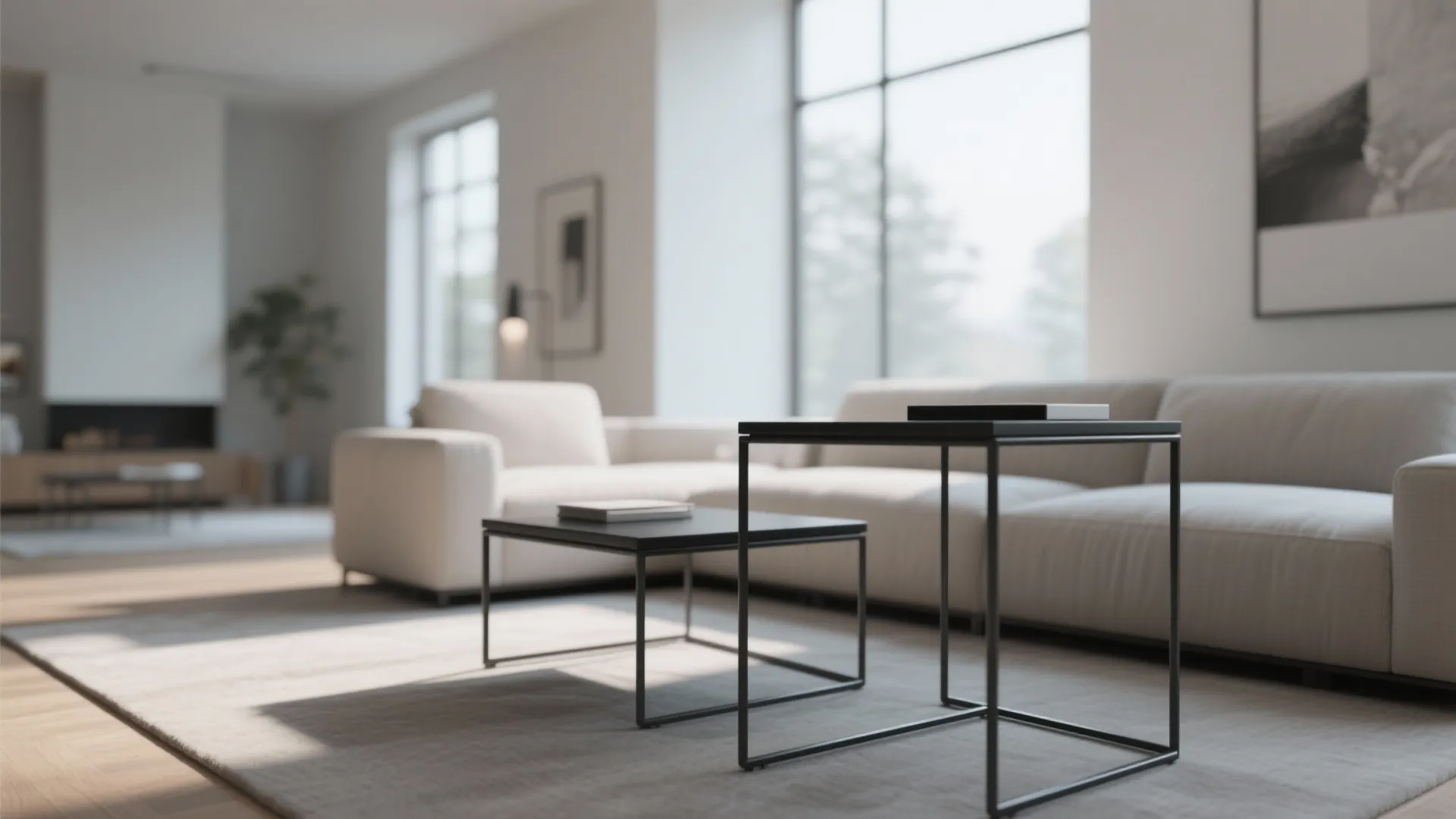 Minimalist Metal Frame Design