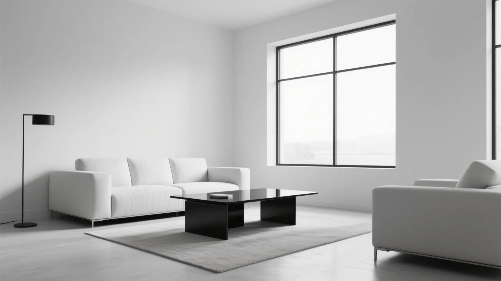 1. Minimalist Monochrome Layout