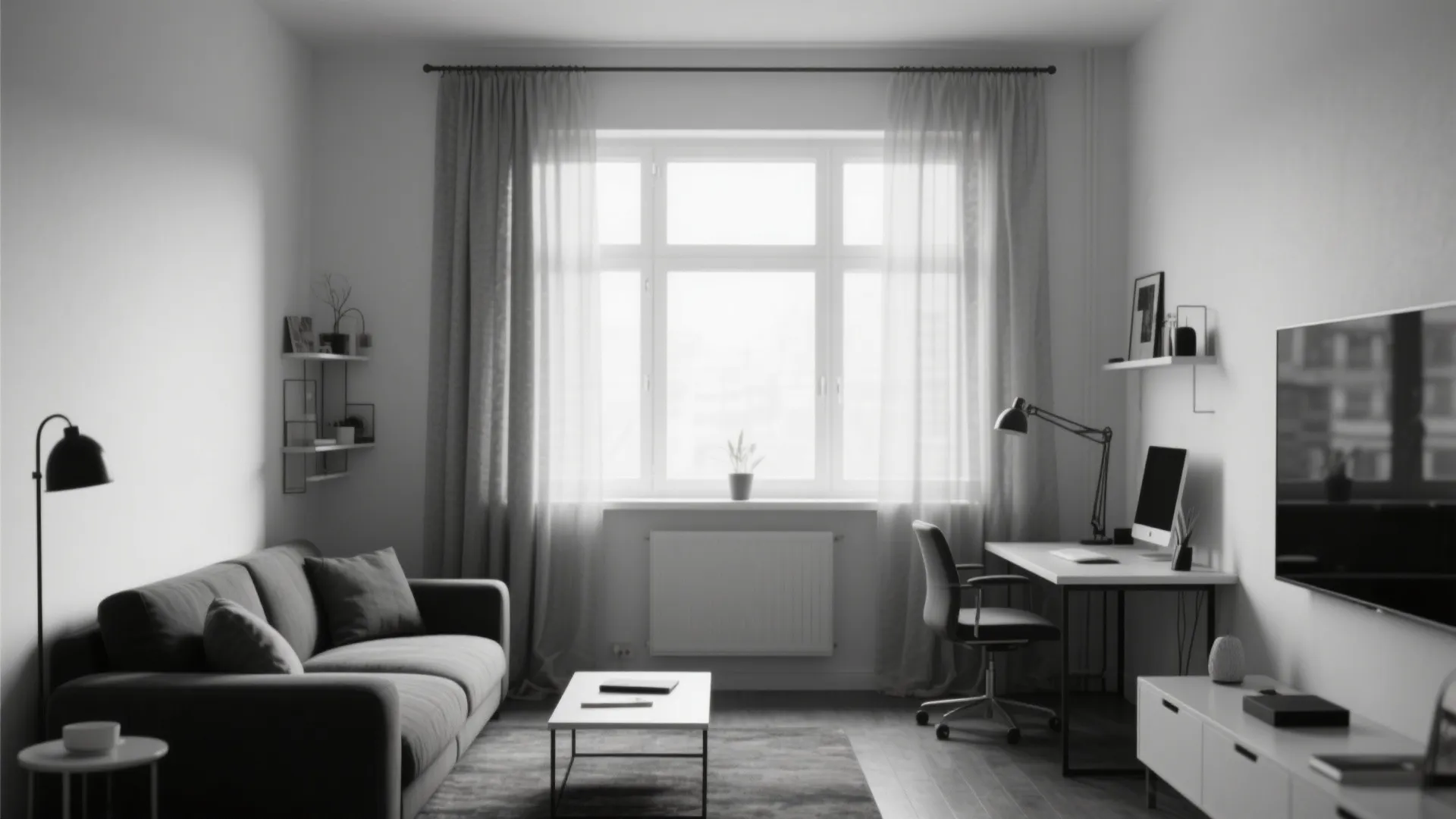 1. Minimalist Monochrome Styling