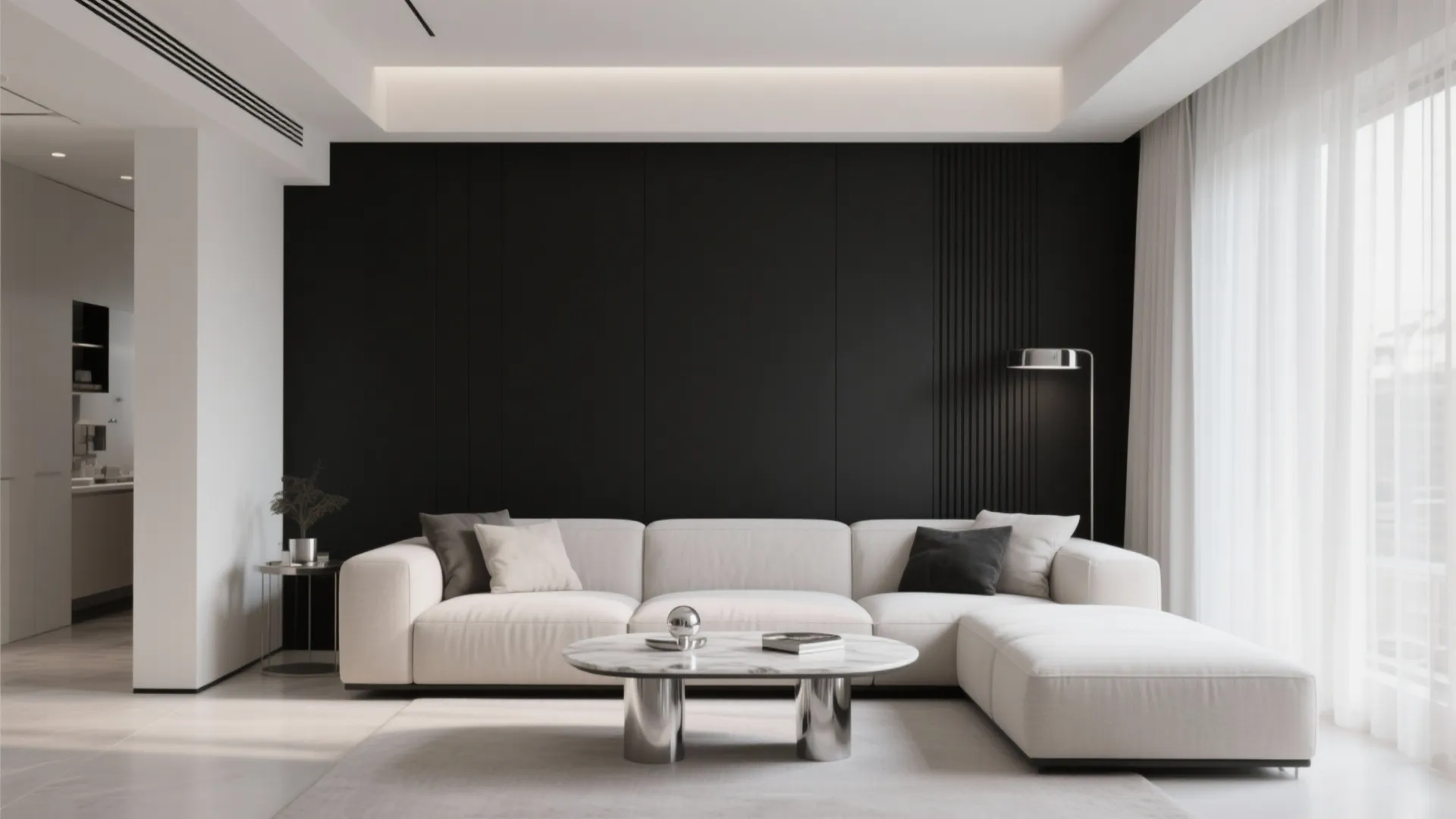 1. Minimalist Monochrome Foundation