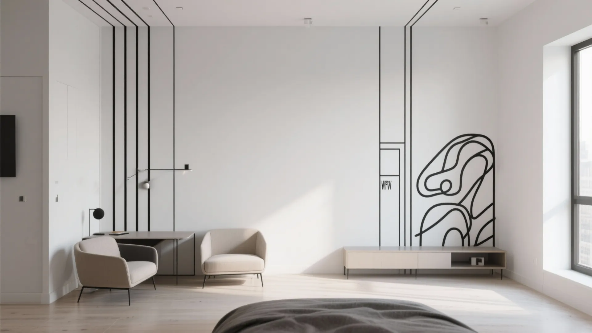 Minimalist Monochrome Stickers