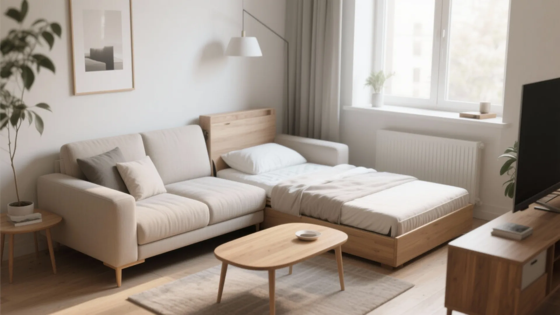 Minimalist Furniture with Multi-use Potential