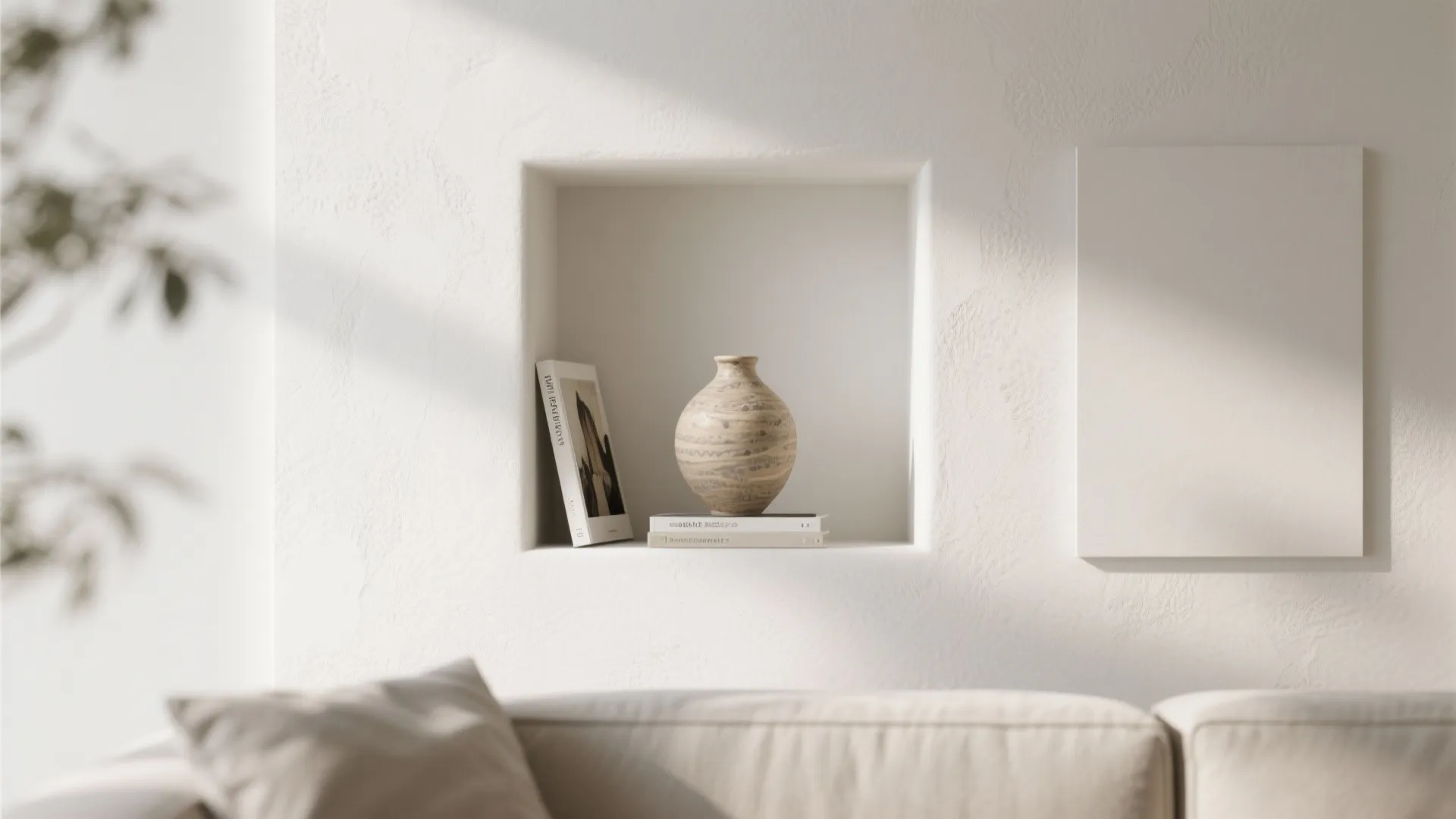 1. Minimalist Display Niches