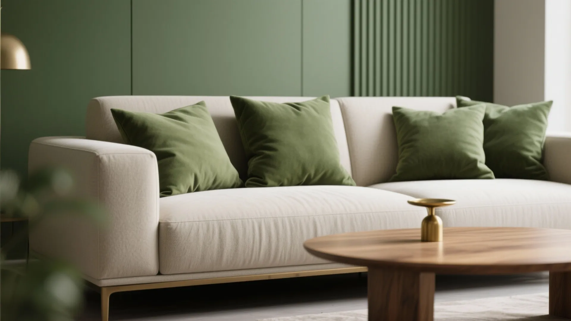 Minimalist Olive Accents