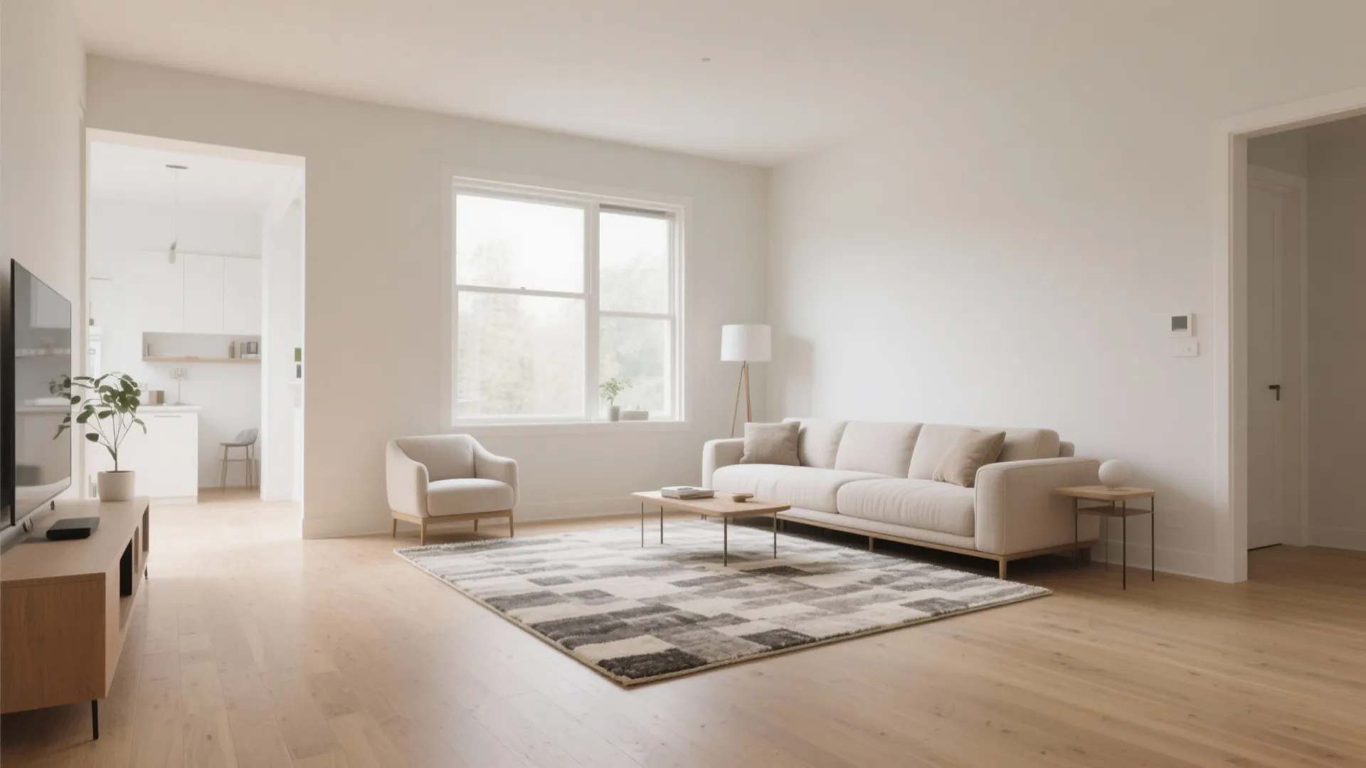 1. Minimalist Open Layout