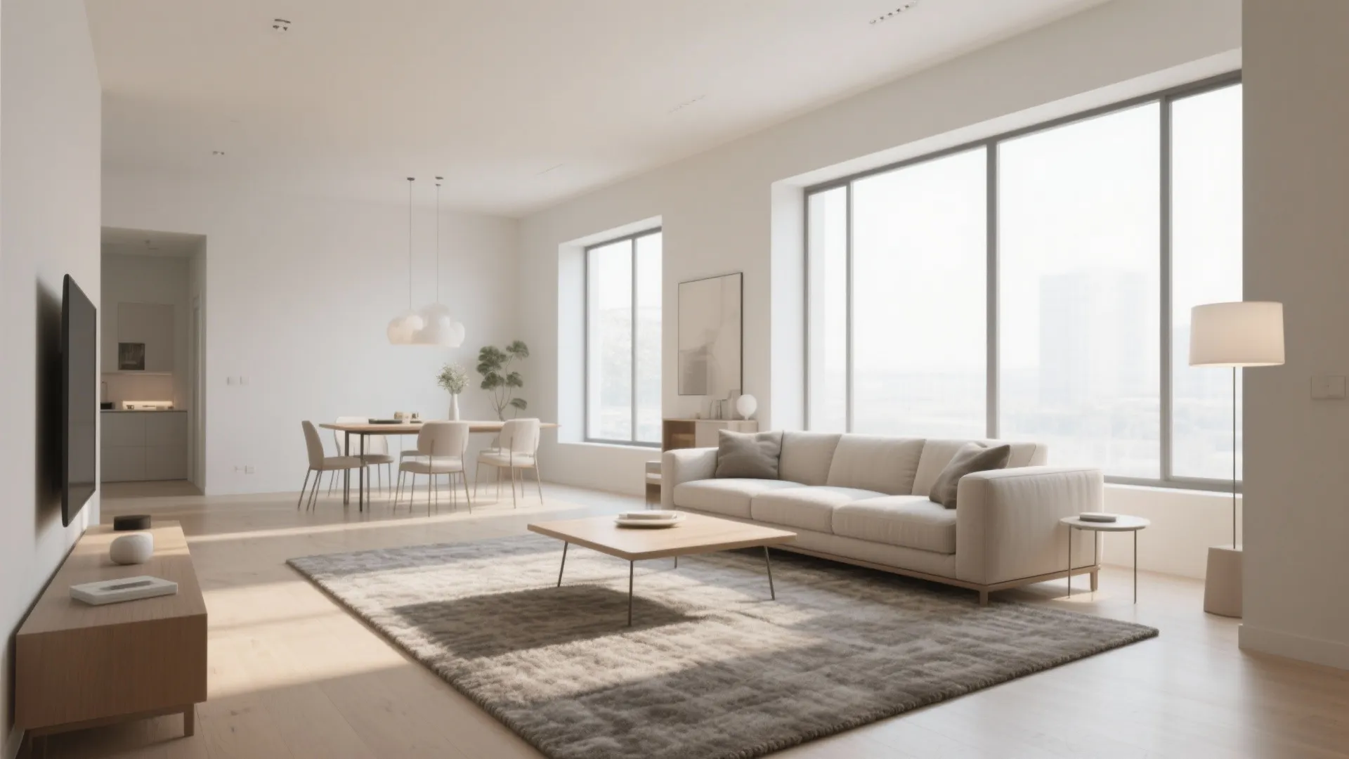 Minimalist Open Plan Living