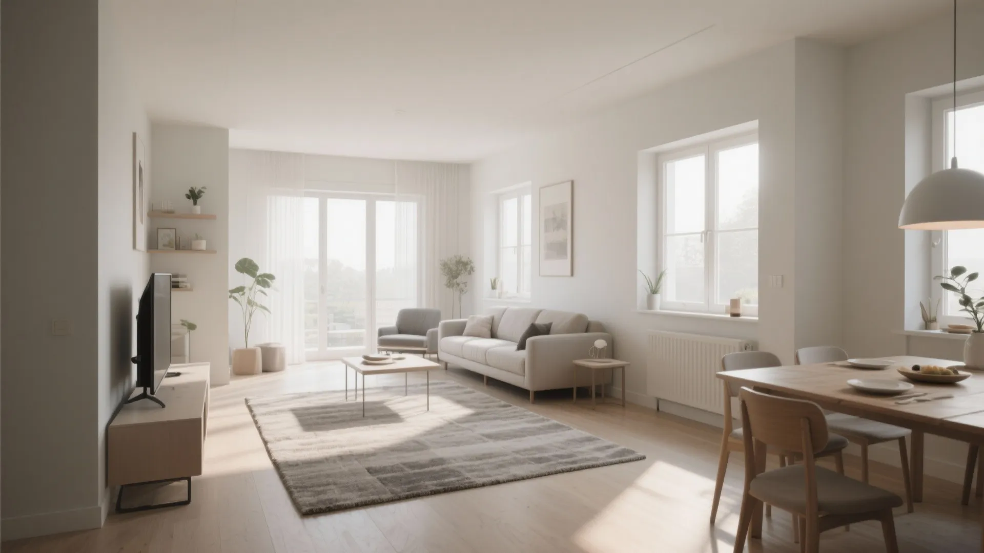 Minimalist Open-Plan Flow