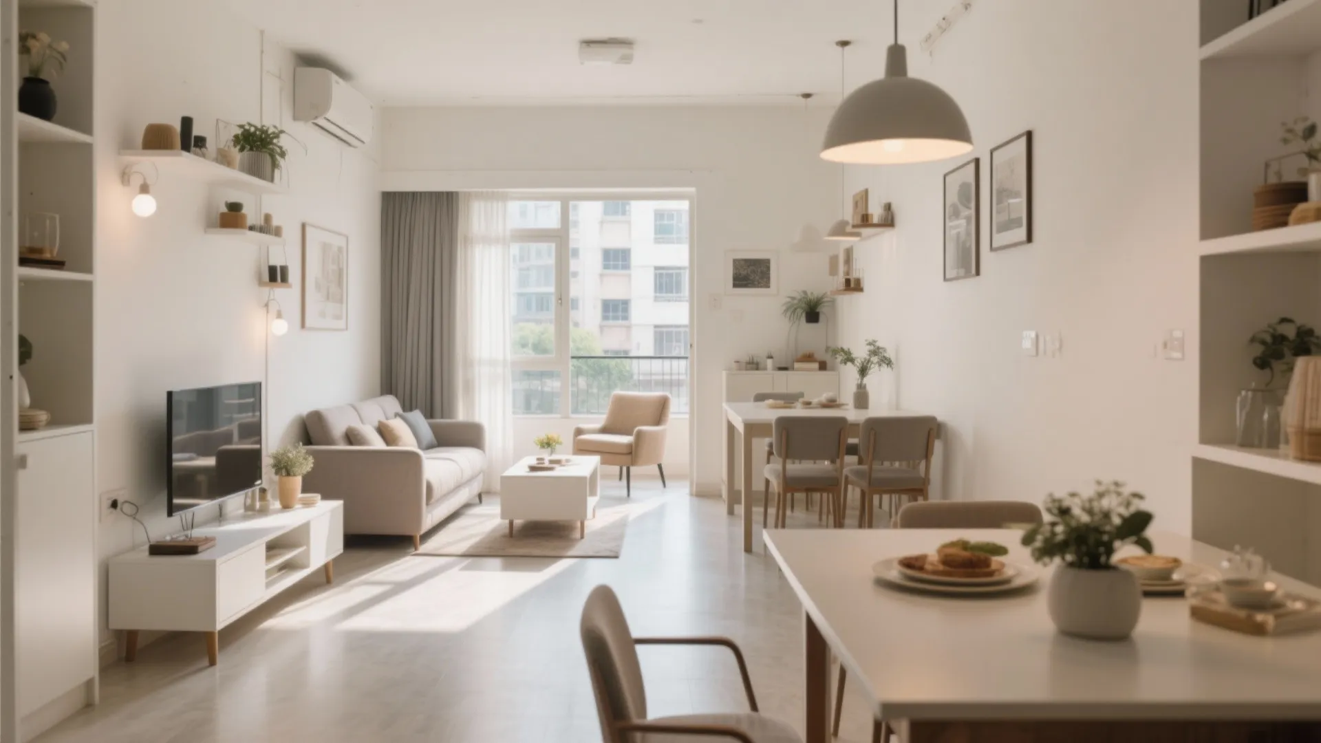 Minimalist Open-Plan Layout