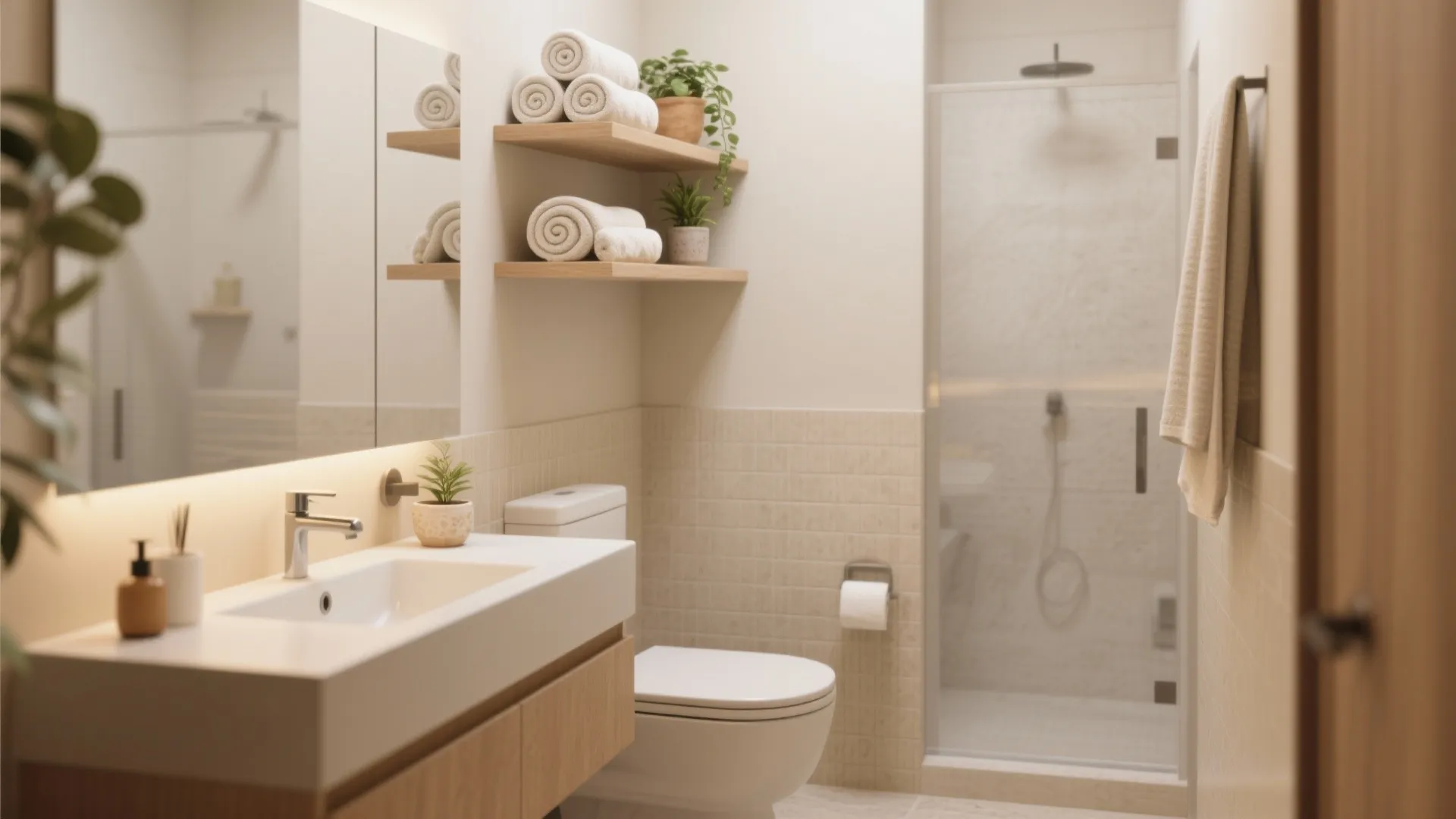 Minimalist Open Shelving