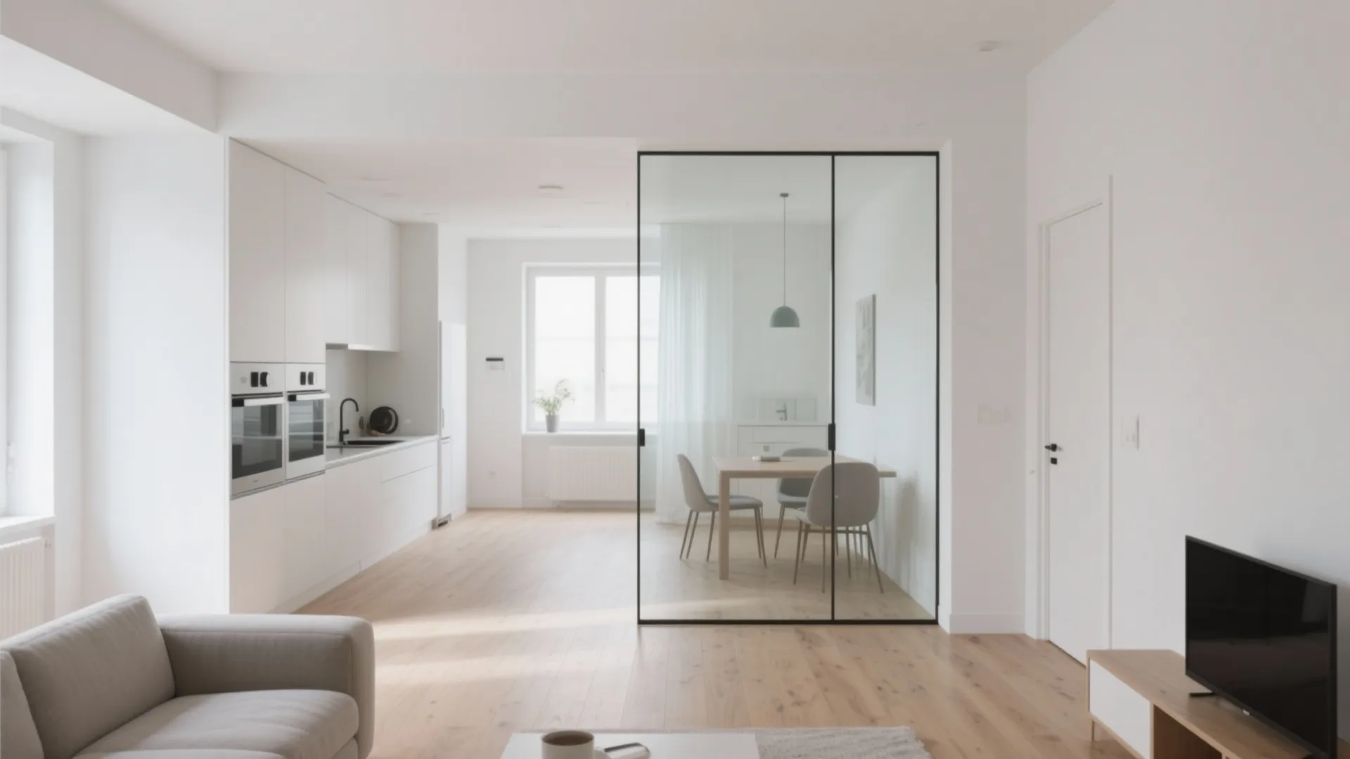 1. Minimalist Open-Plan Layout