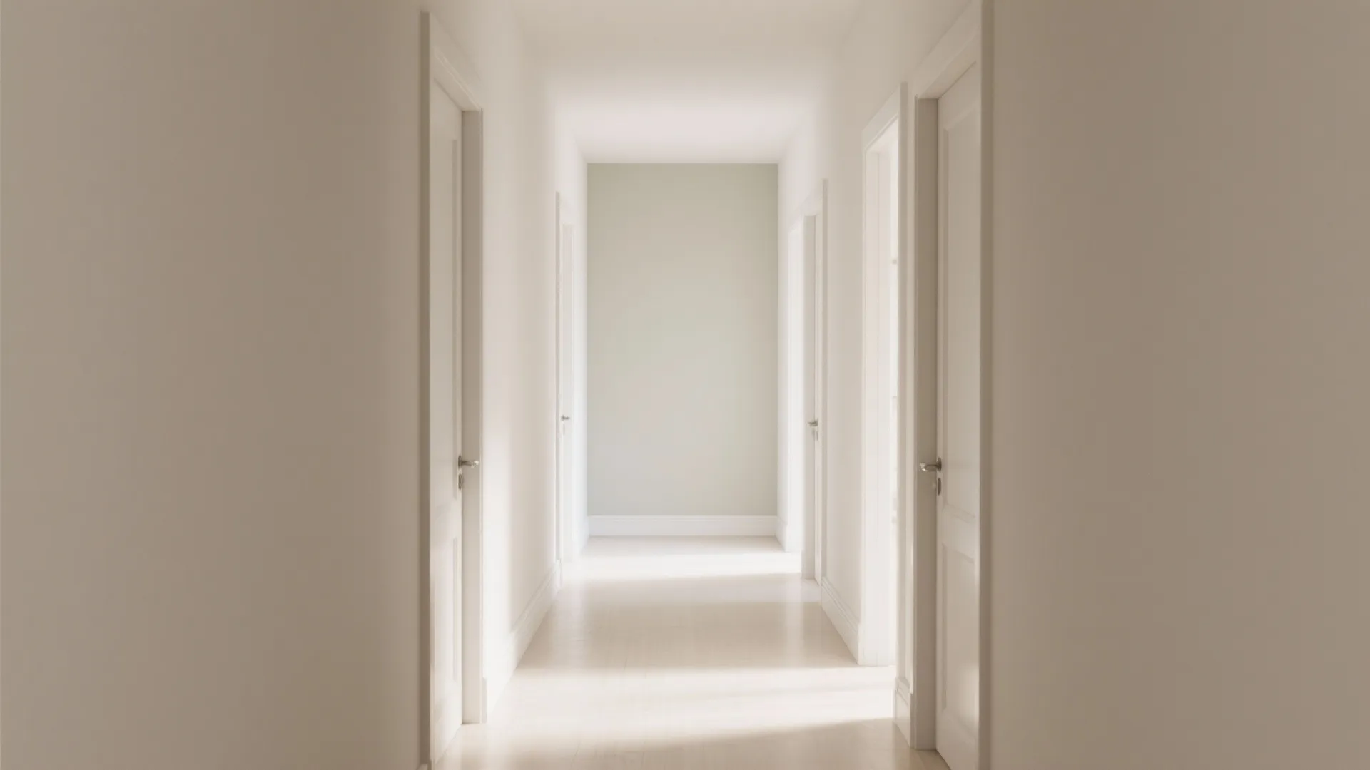 Minimalist Hallway Wall Palette