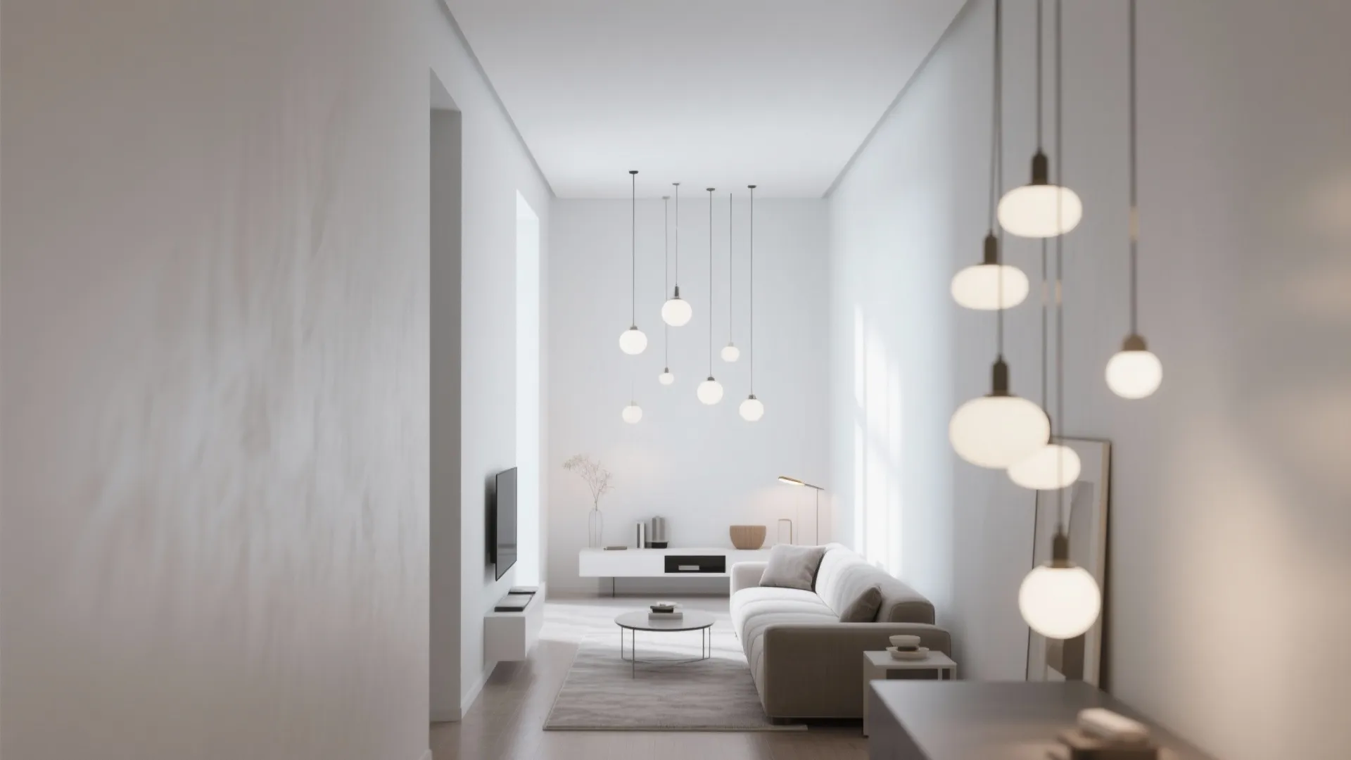 1. Minimalist Pendant Clusters