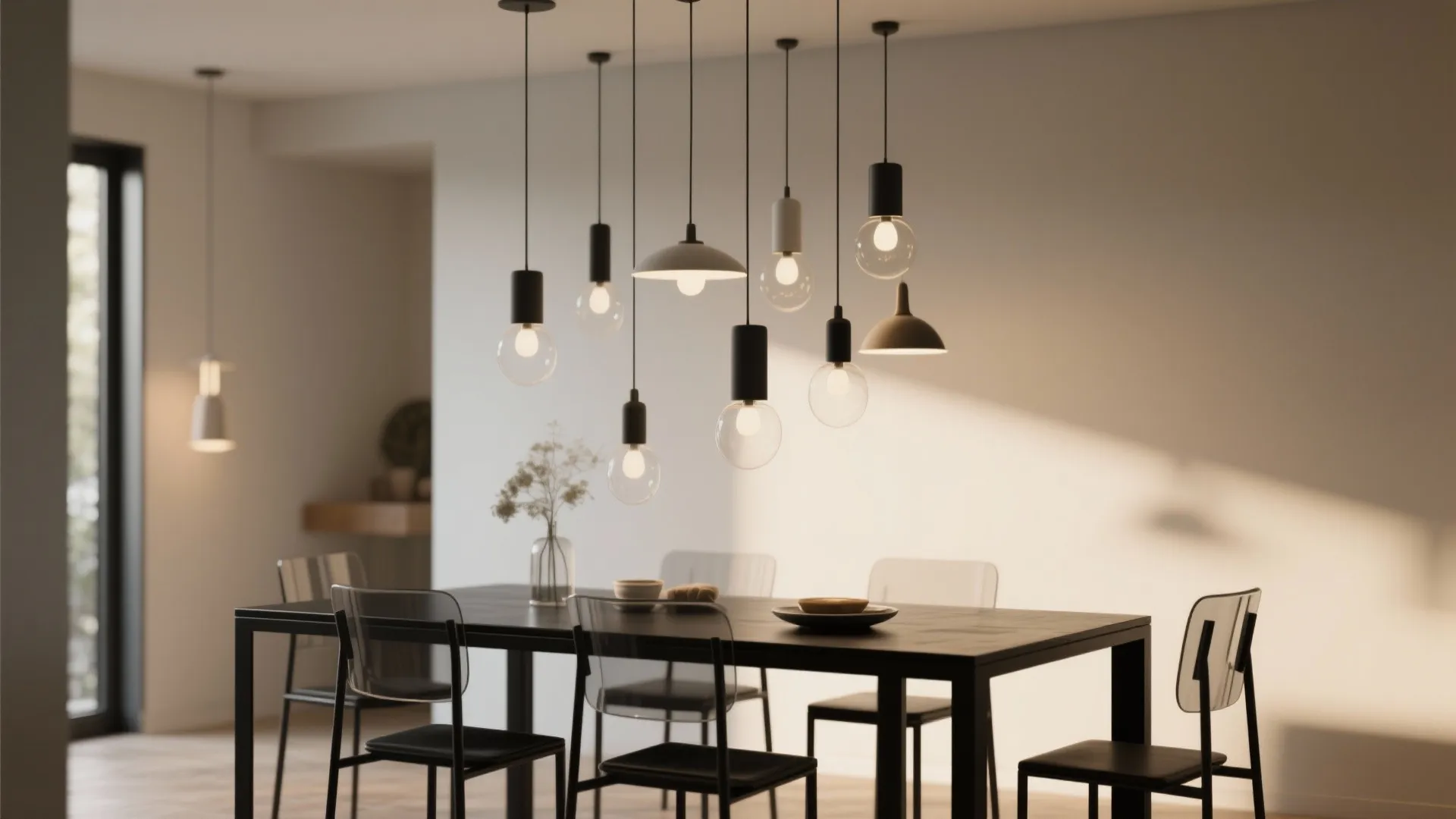 1. Minimalist Pendant Clusters