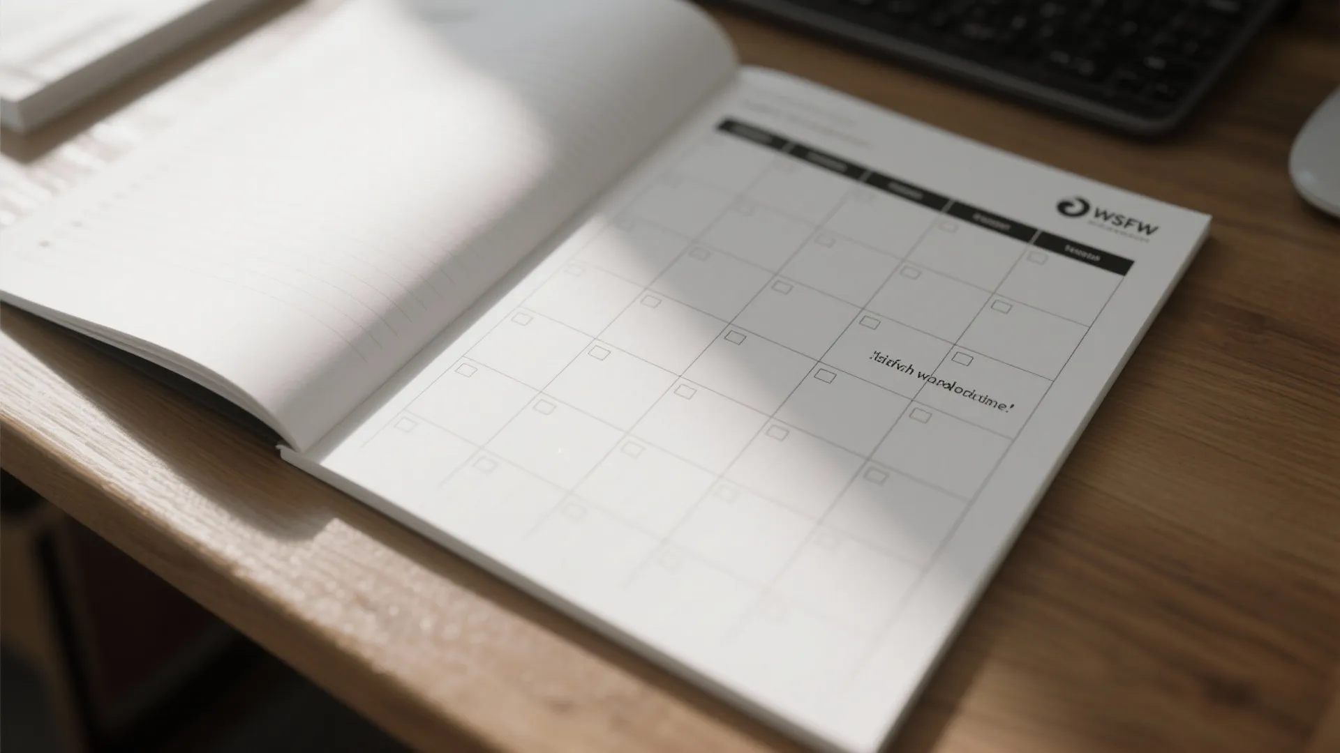 1. Minimalist Planner Layout