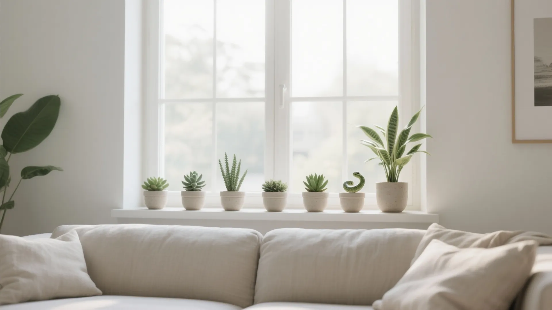 1. Minimalist Potted Plant Display