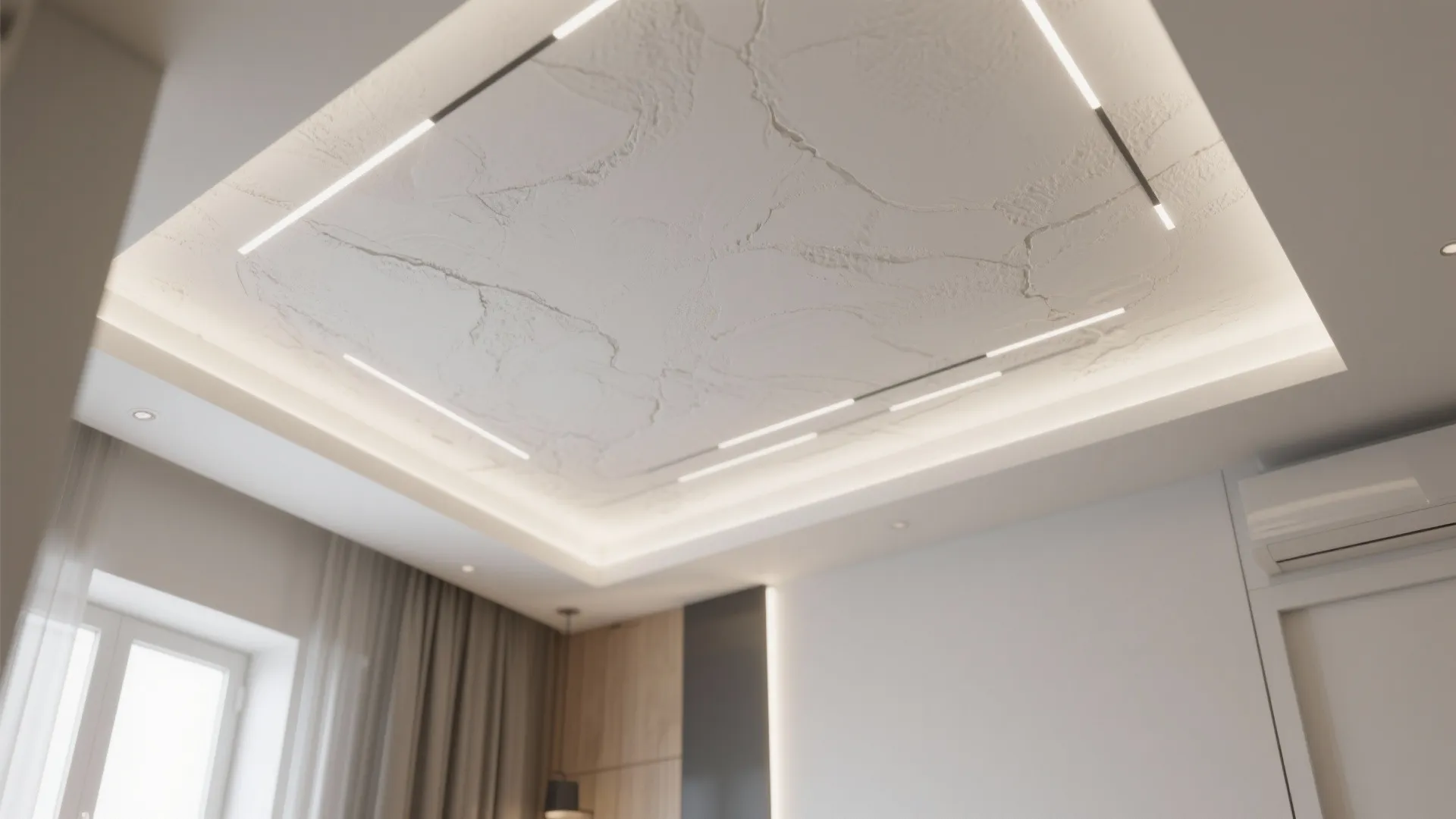 Minimalist POP Ceiling Patterns