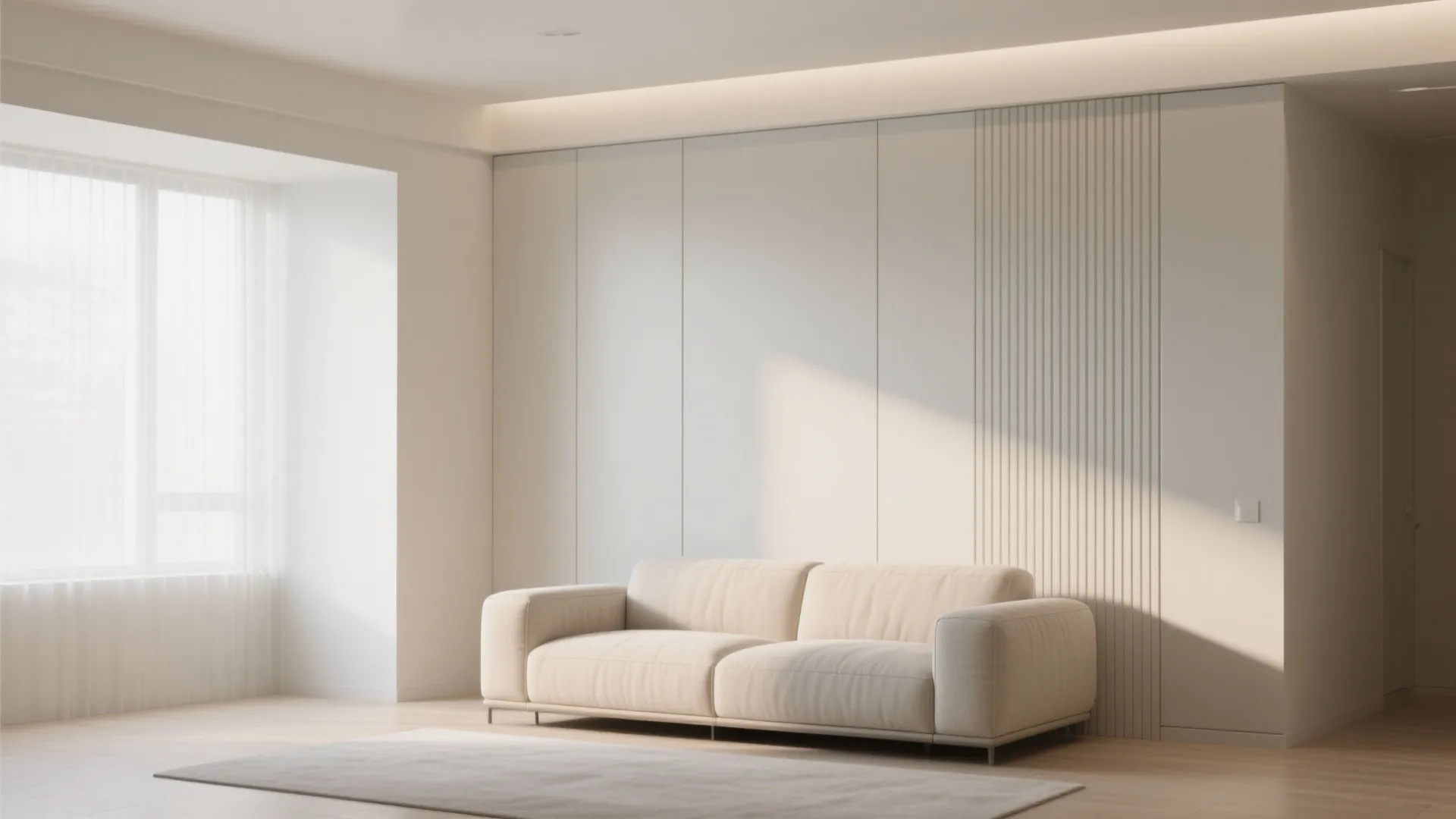 Minimalist PVC Wall Paneling