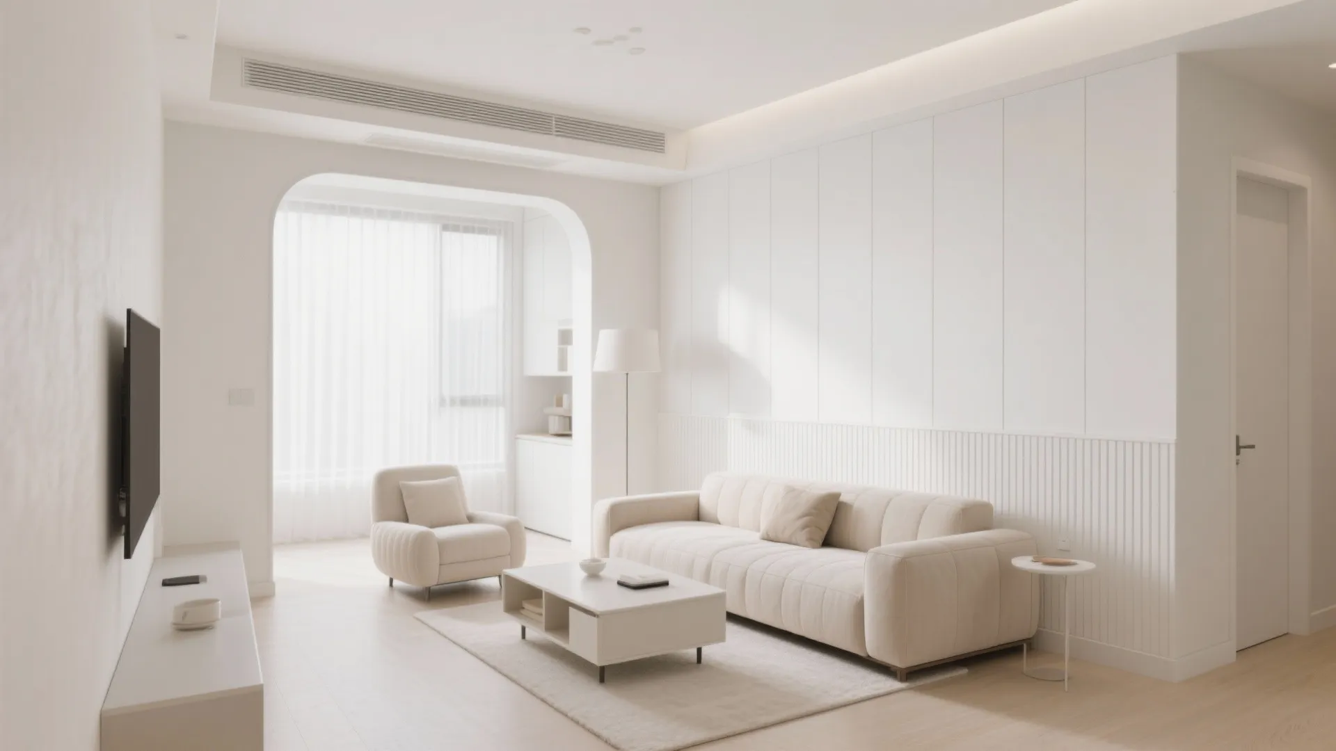 Minimalist PVC Paneling