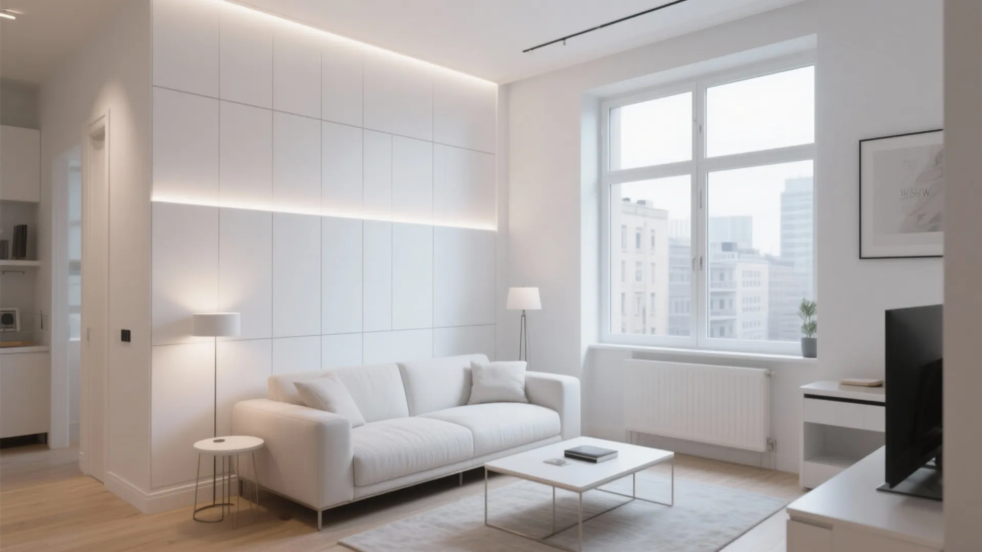 Minimalist PVC Wall Paneling