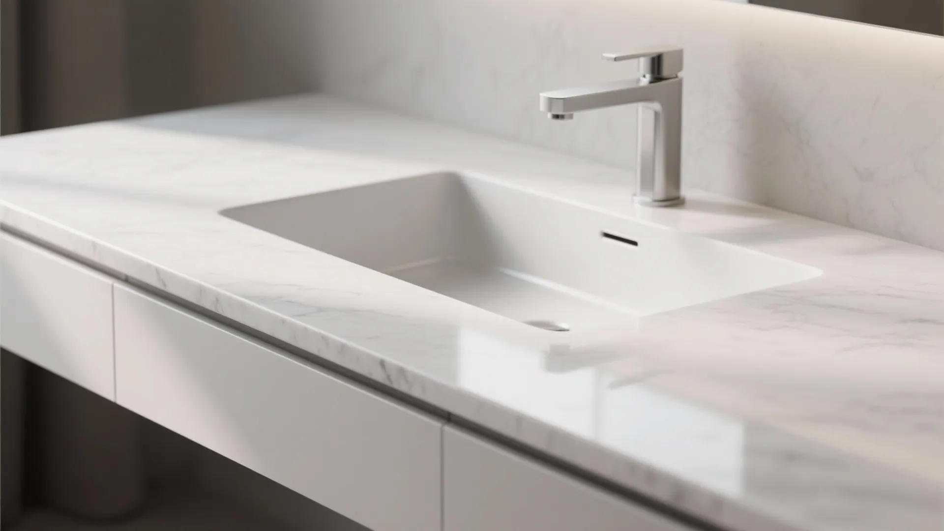 Minimalist Quartz Surface