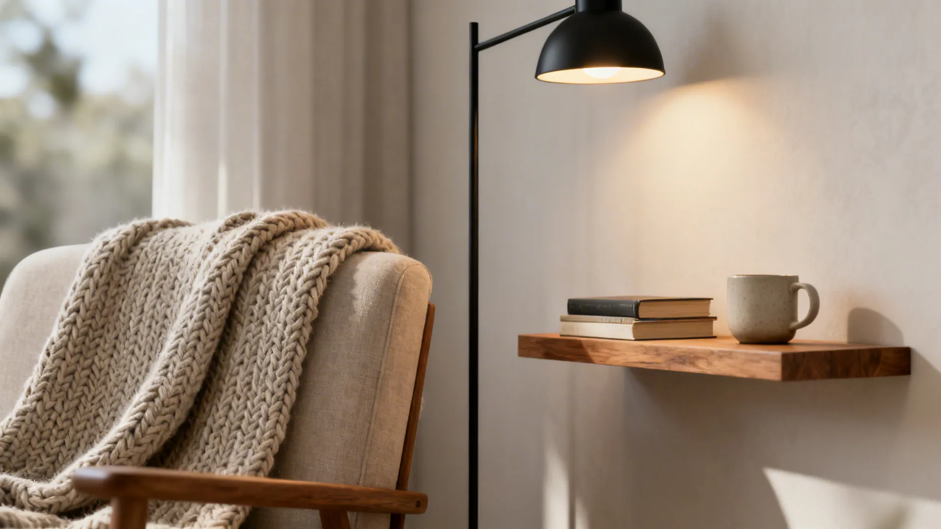 1. The Minimalist Reading Nook