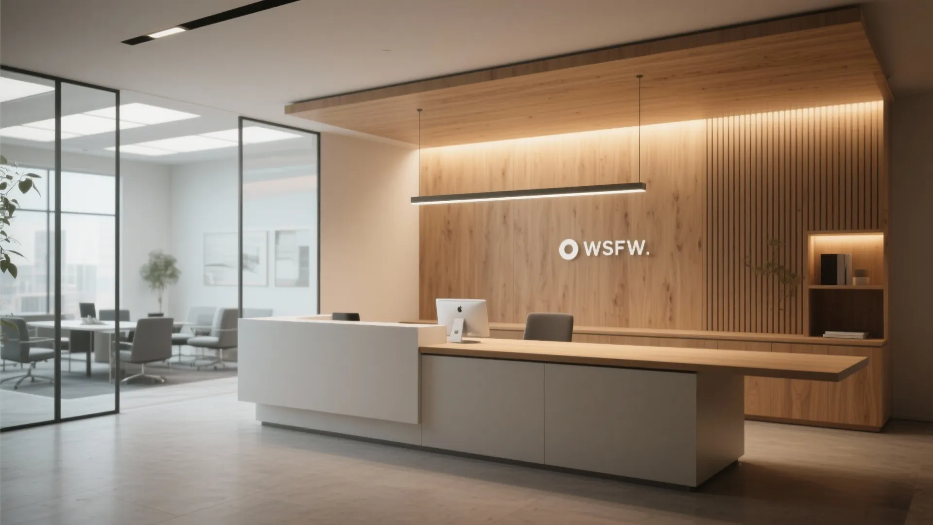 7. Minimalist Reception Design