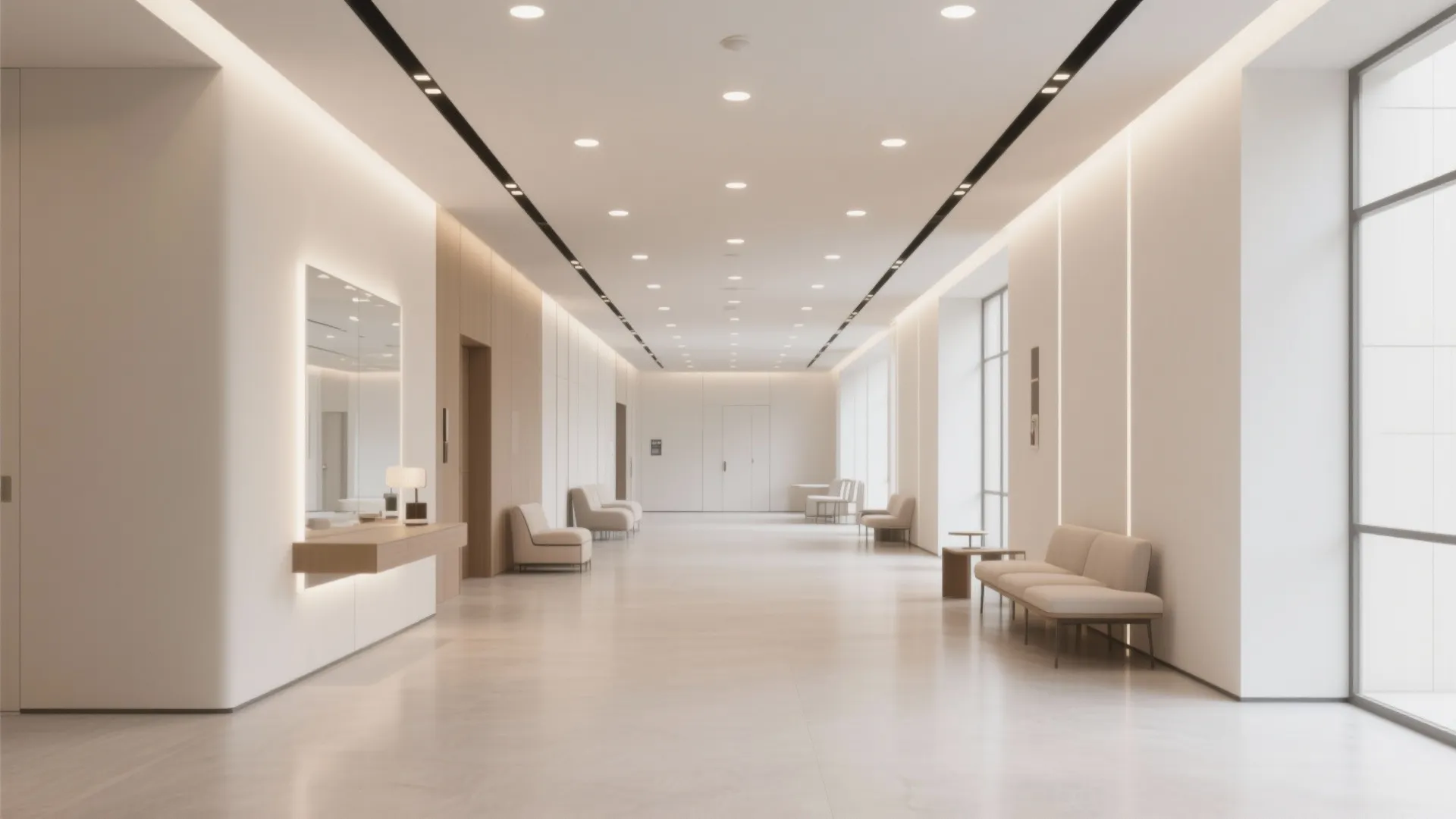 Minimalist Recessed Lighting Layout