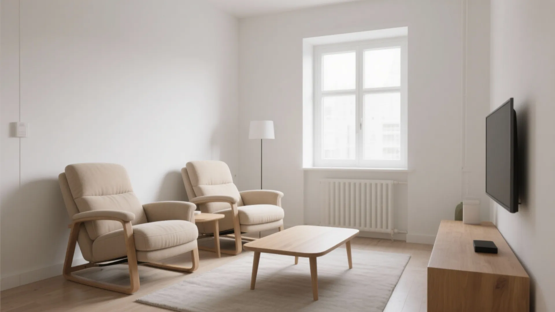 1. Minimalist Recliner Arrangement