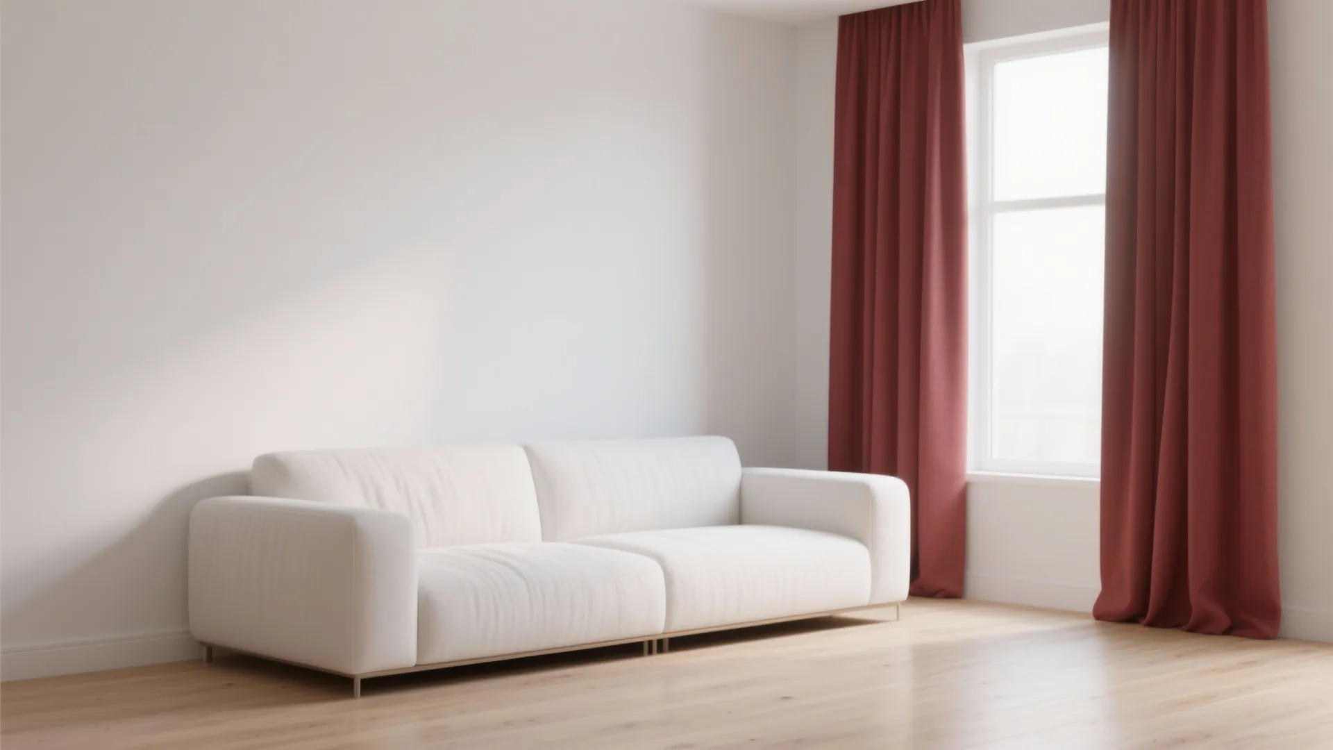 1. Minimalist red for a clean backdrop