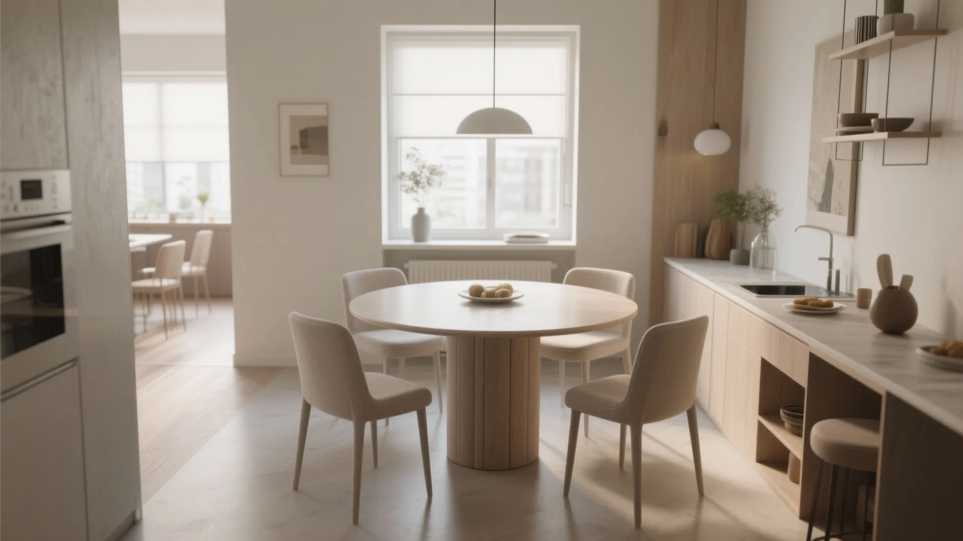 Minimalist Table Arrangement