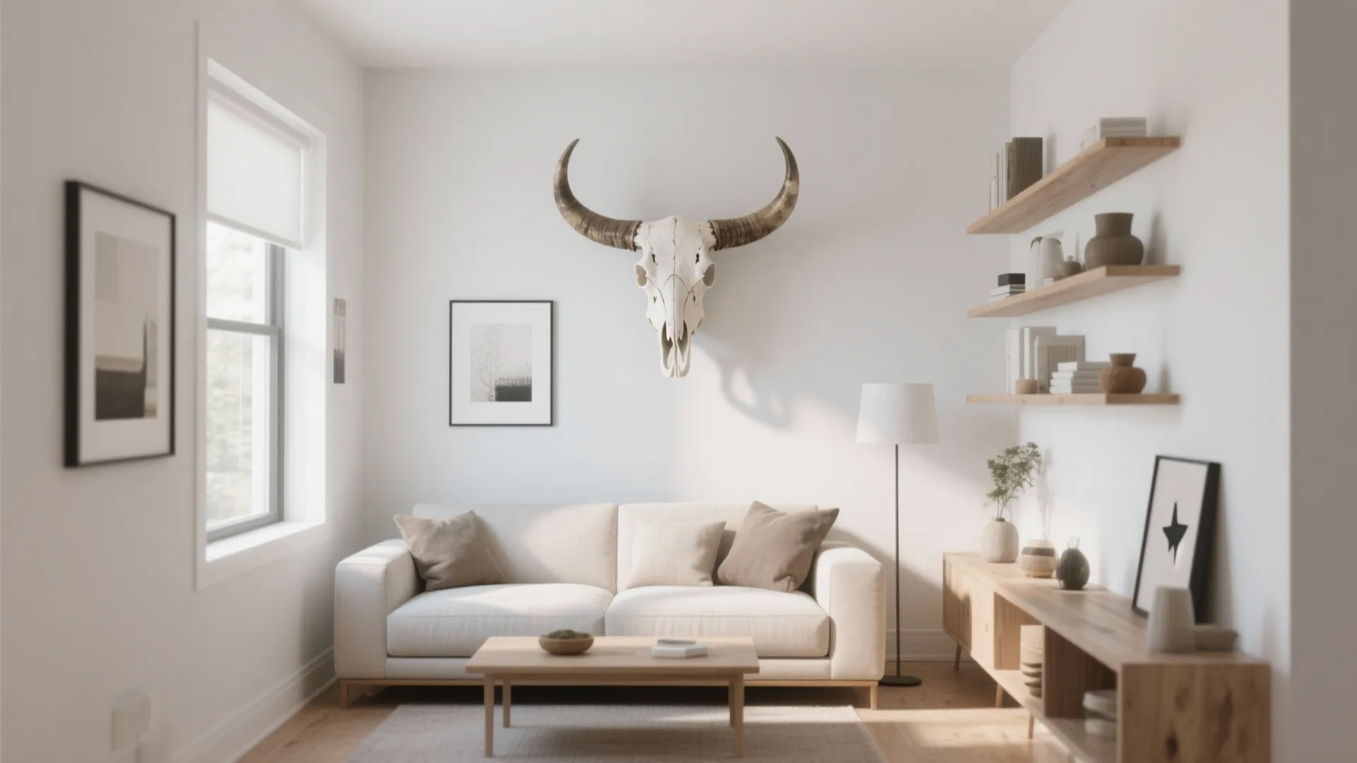 Idea 1: Minimalist with Rustic Accent