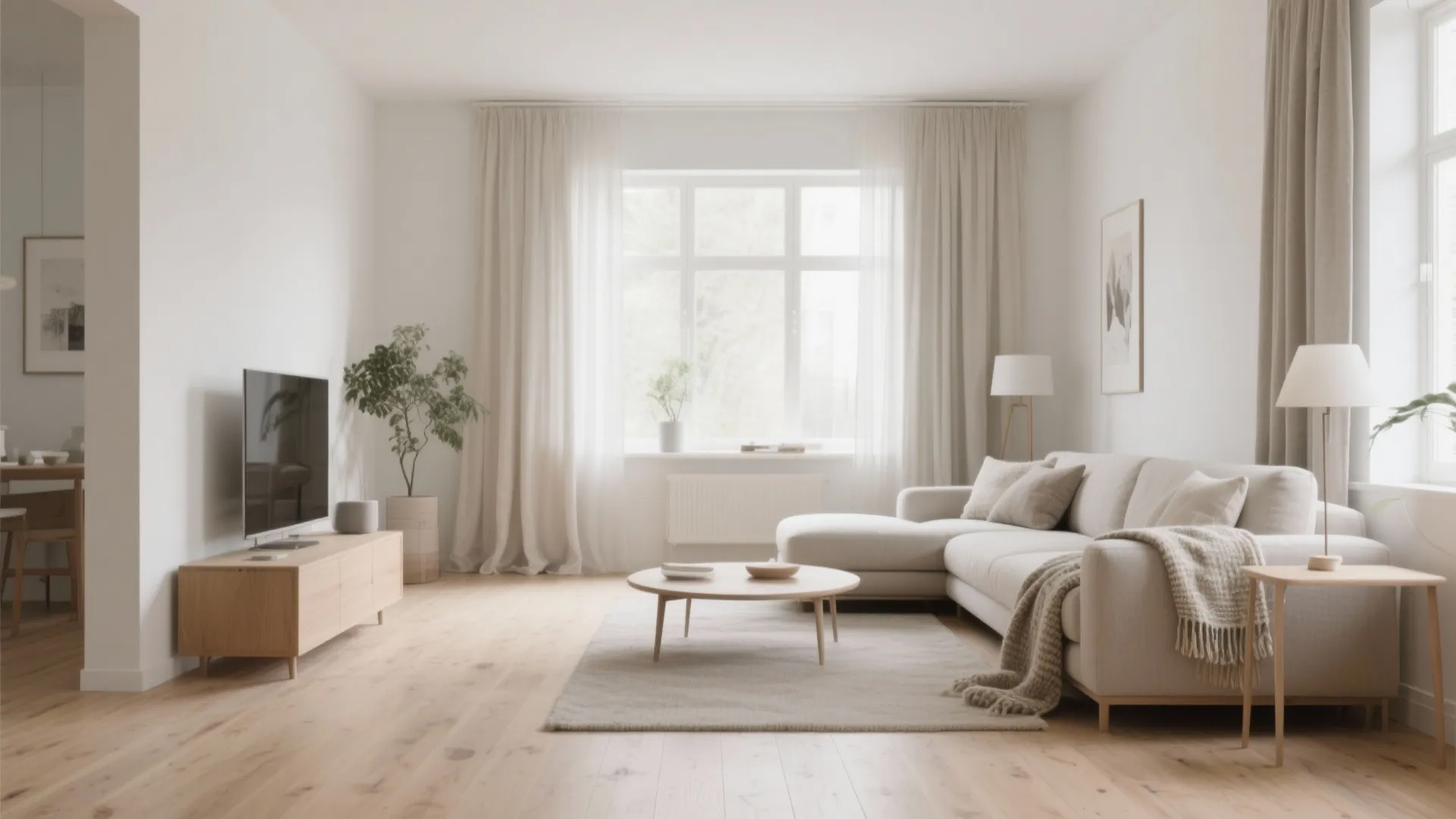 1. Minimalist Scandinavian Layout