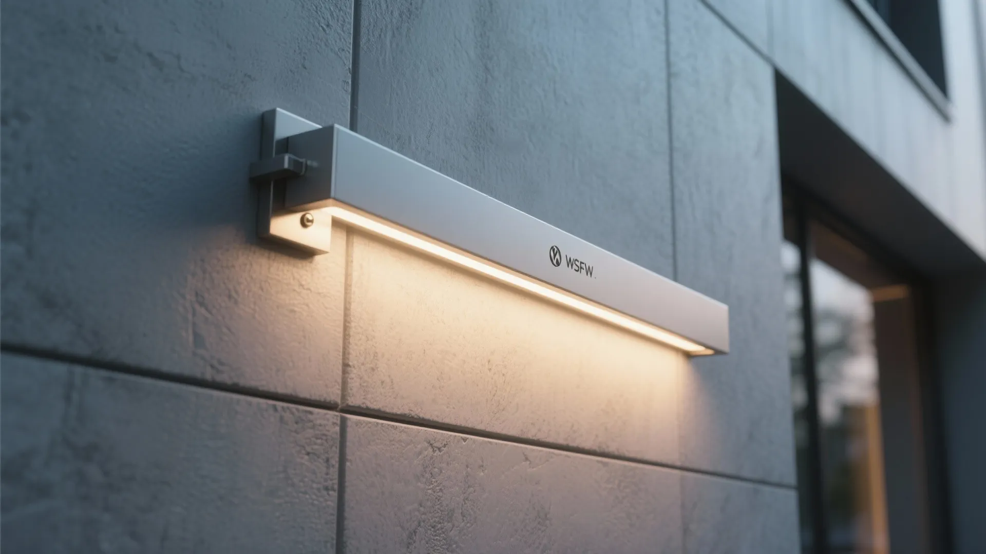 1. Sleek Minimalist Sconce for Modern Facades