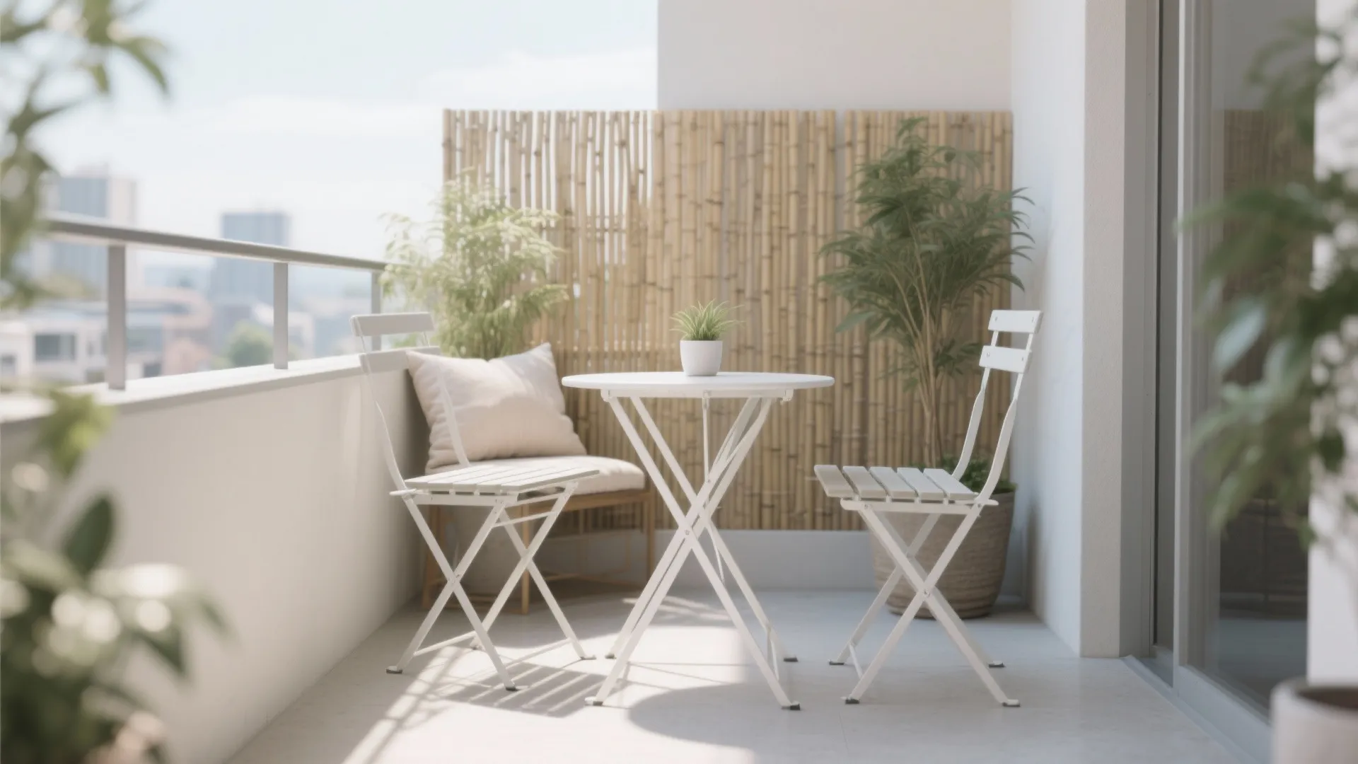 Minimalist seating corner