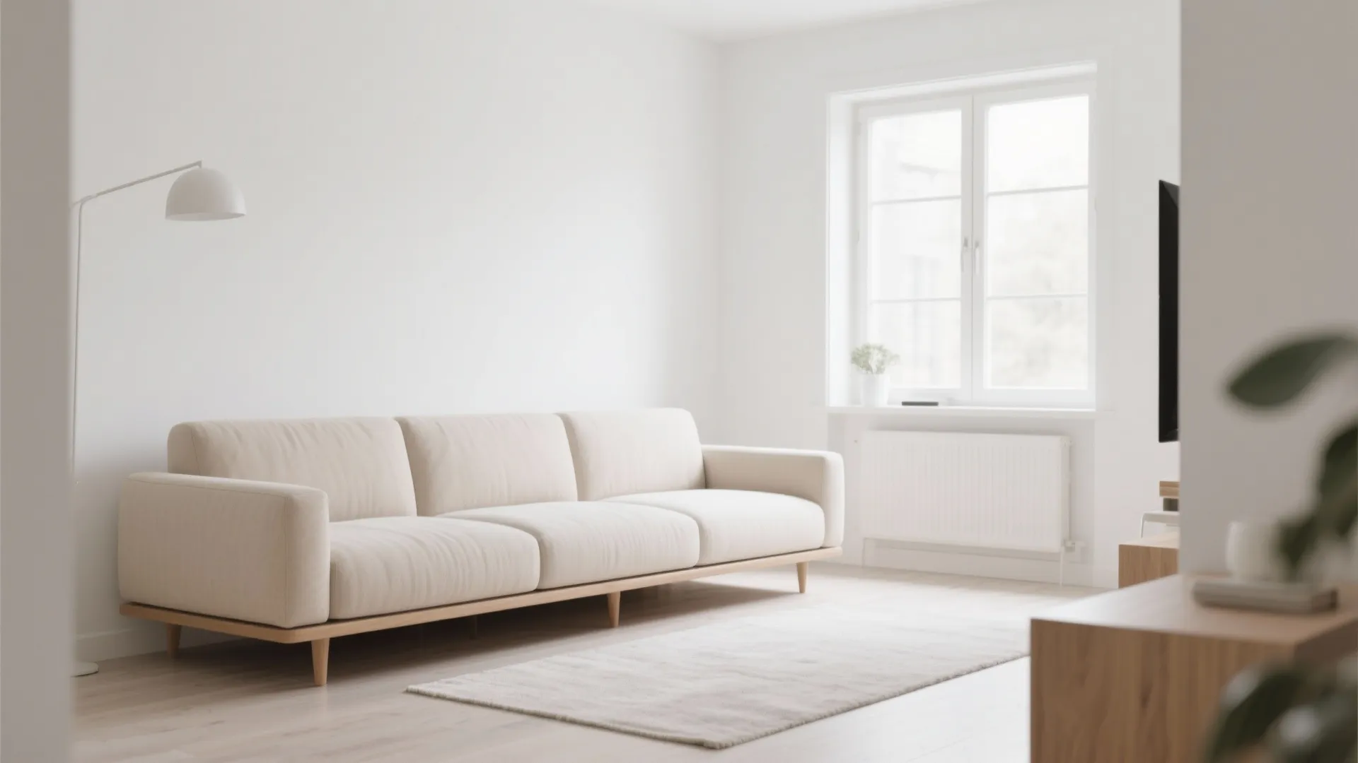 1. Minimalist Sectional Layout