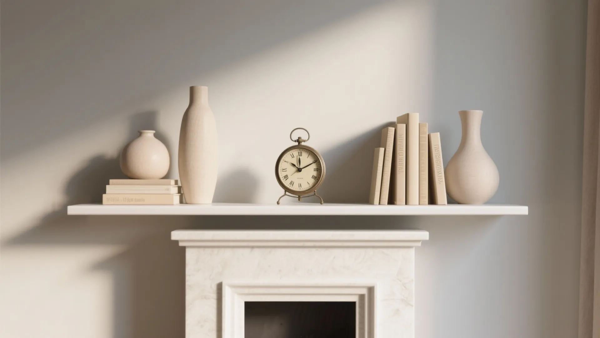 2. Blend into a Minimalist Shelf Display