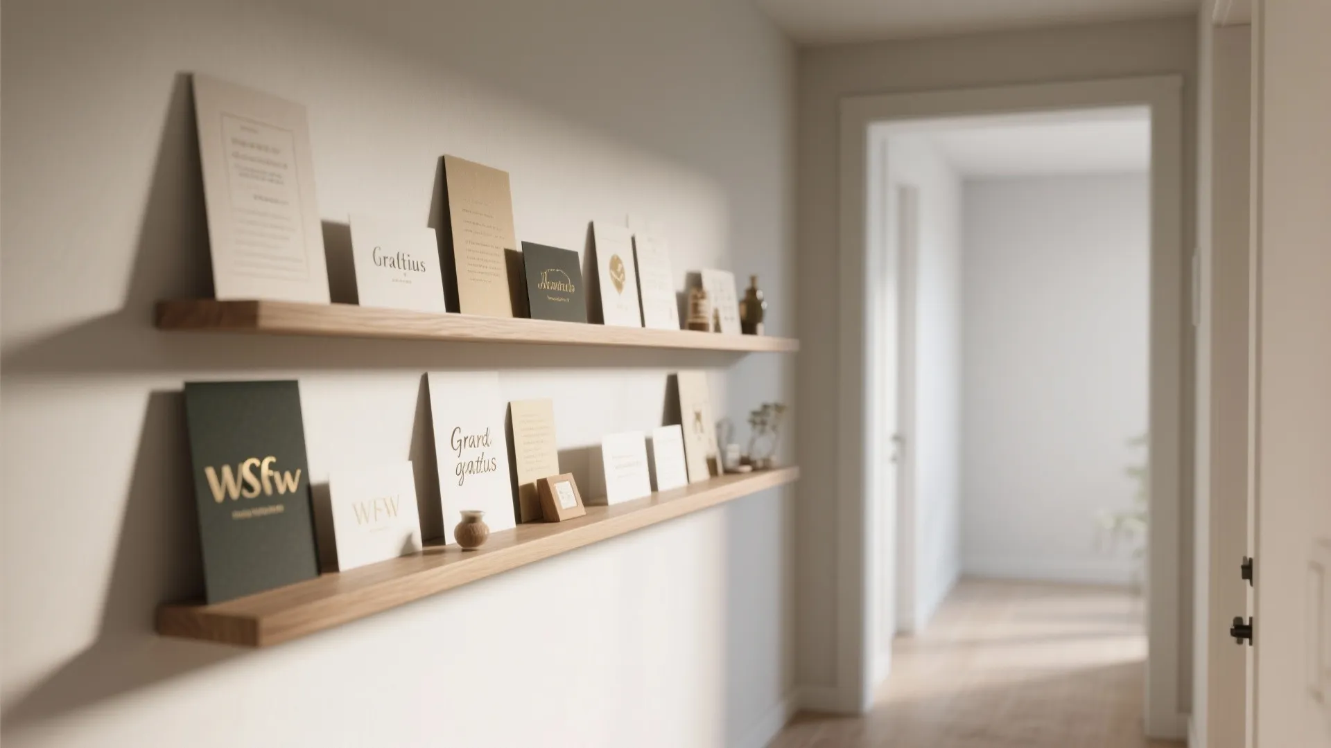 Minimalist Floating Shelf Display