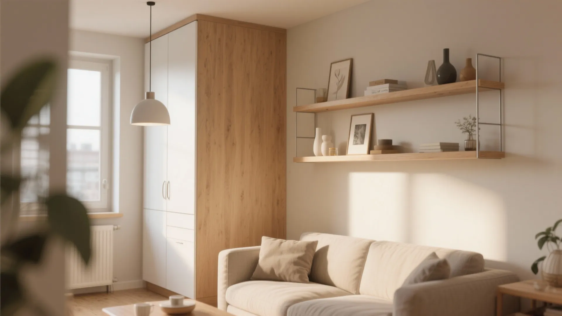 1. Minimalist Shelving Units