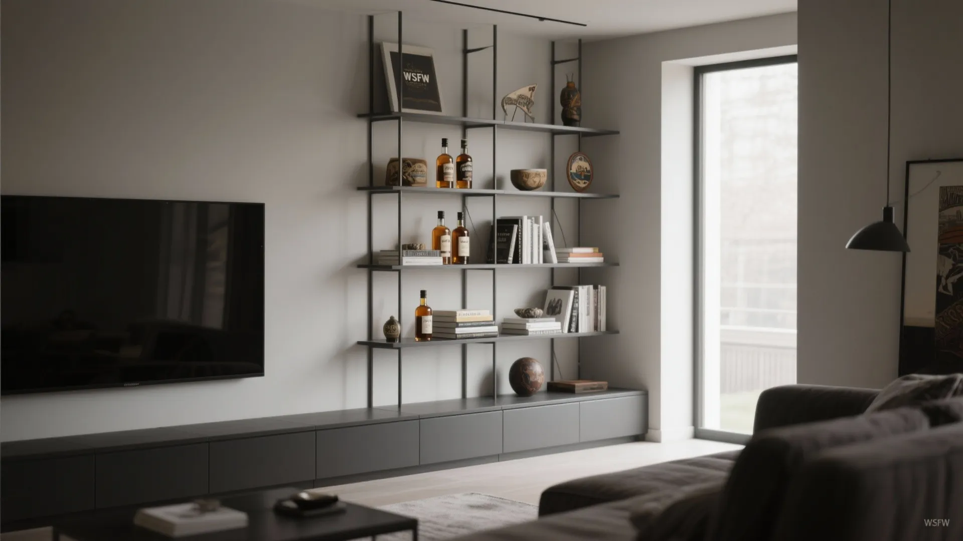 5. Minimalist Shelving