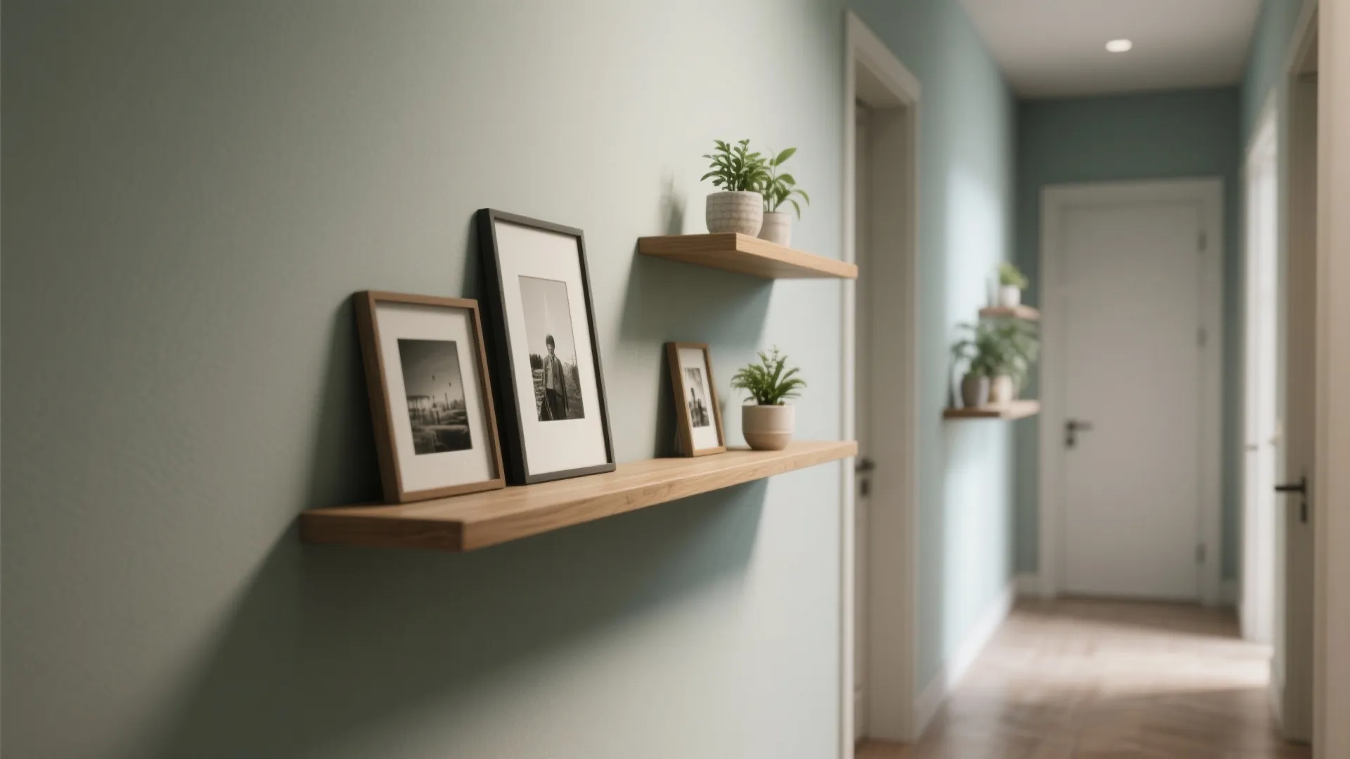 Minimalist shelving units