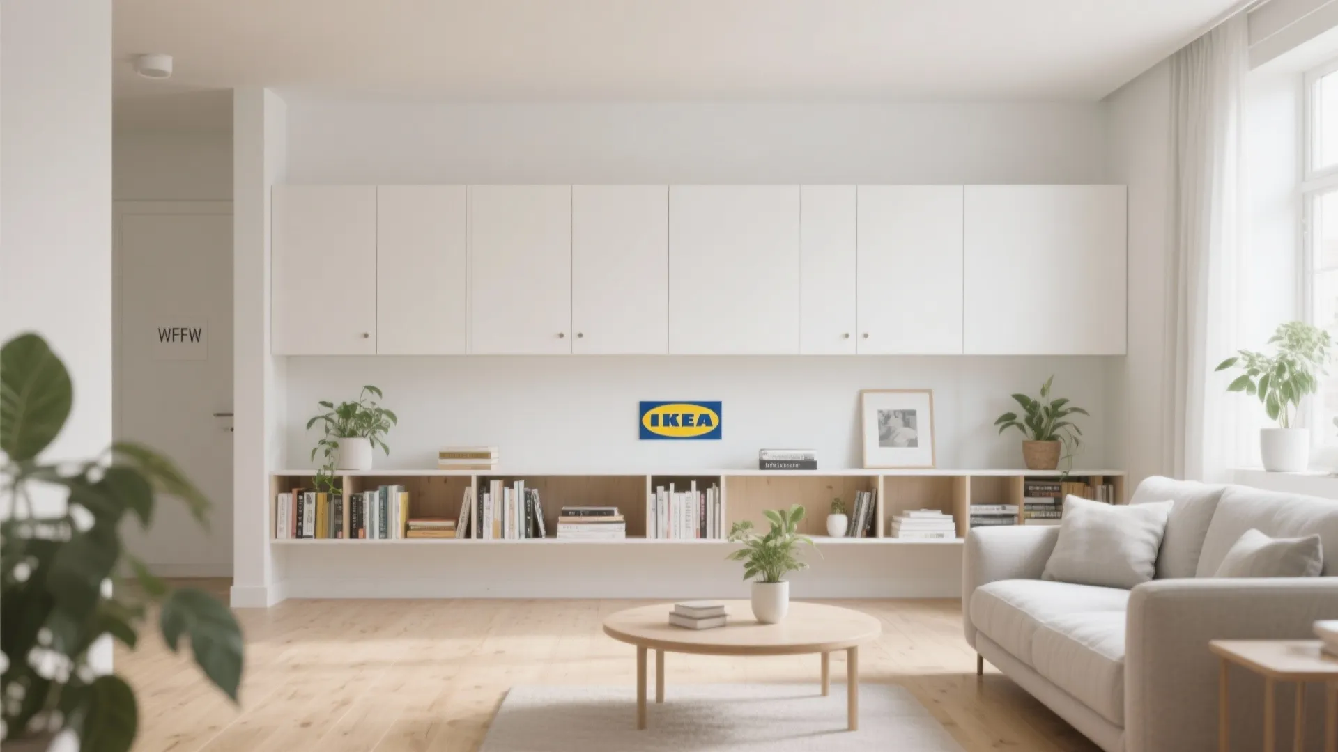 1. Minimalist Shelving Units