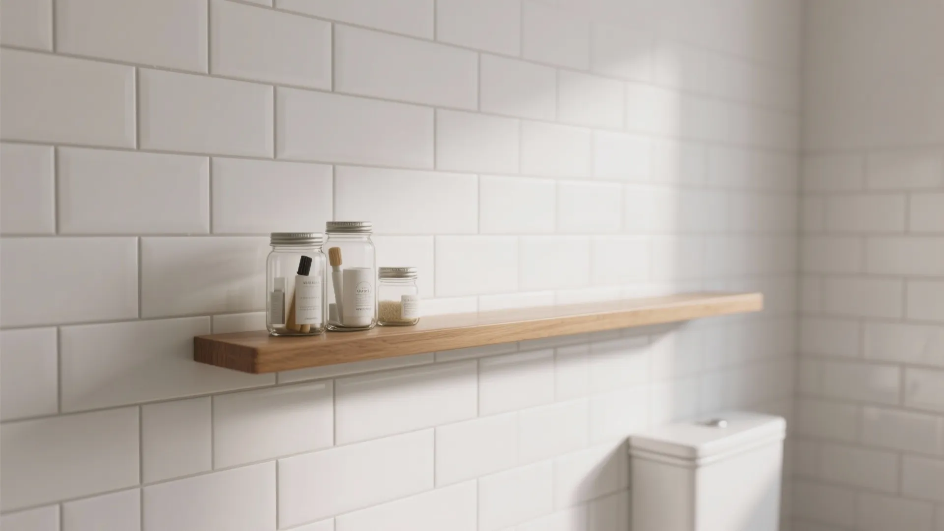 3. Minimalist Single Shelf